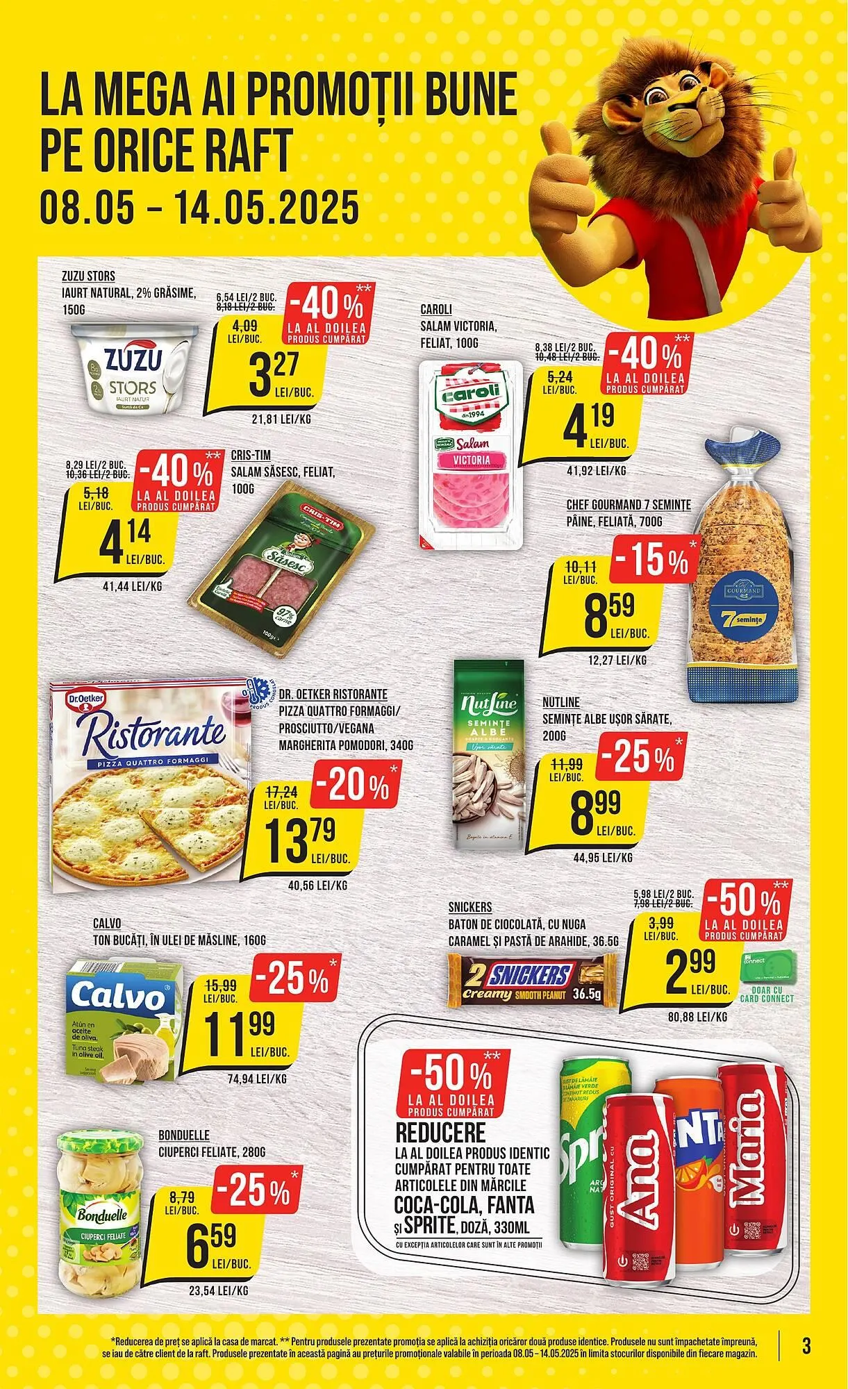 Catalog Catalog Mega Image de la 8 mai până la 14 mai 2025 - Revista Pagina 3