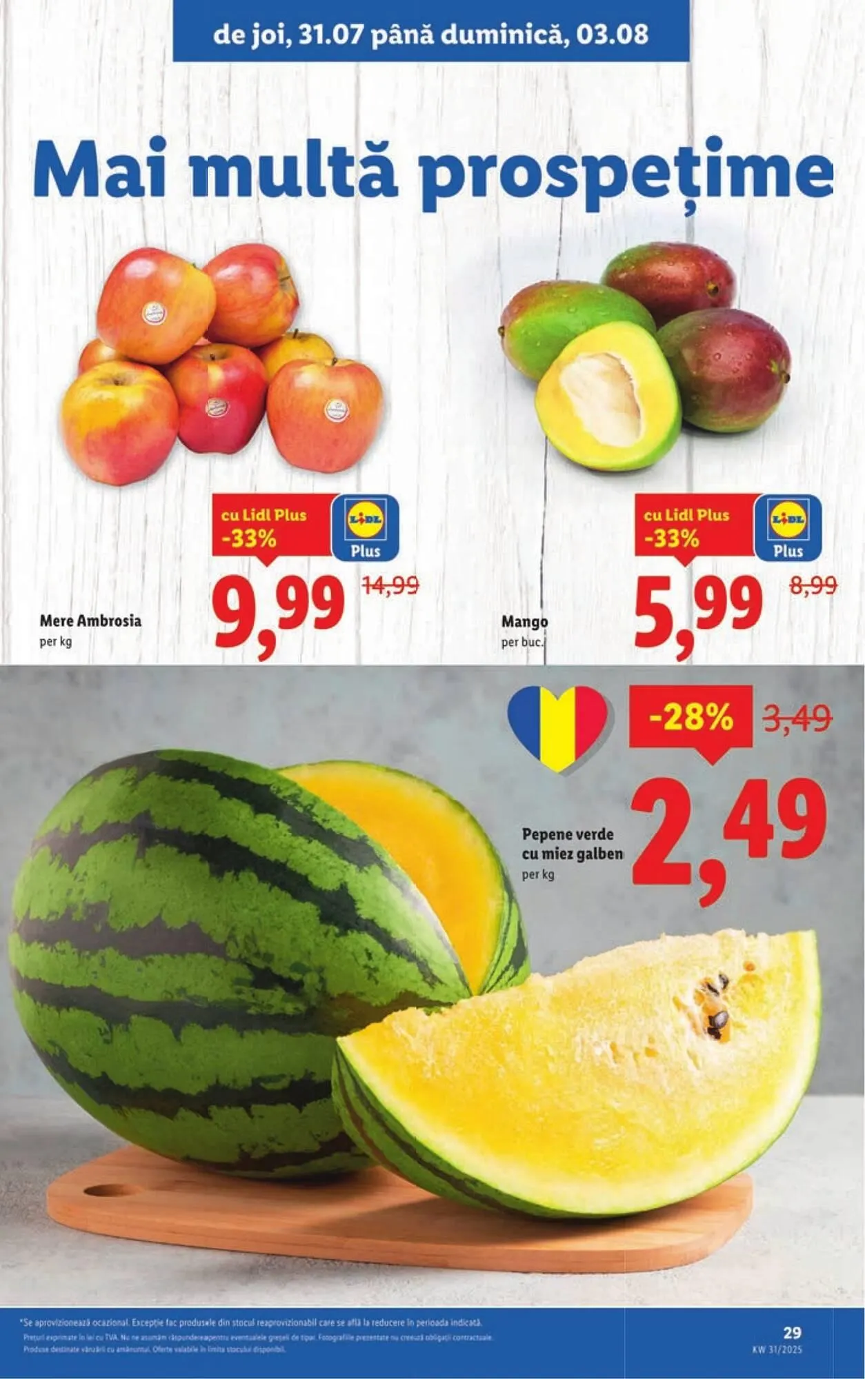 Catalog Catalog Lidl de la 28 iulie până la 3 august 2025 - Revista Pagina 29