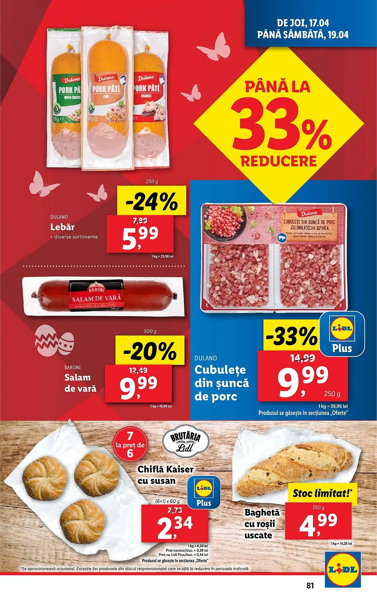 Catalog Catalog Lidl de la 14 aprilie până la 19 aprilie 2025 - Revista Pagina 81