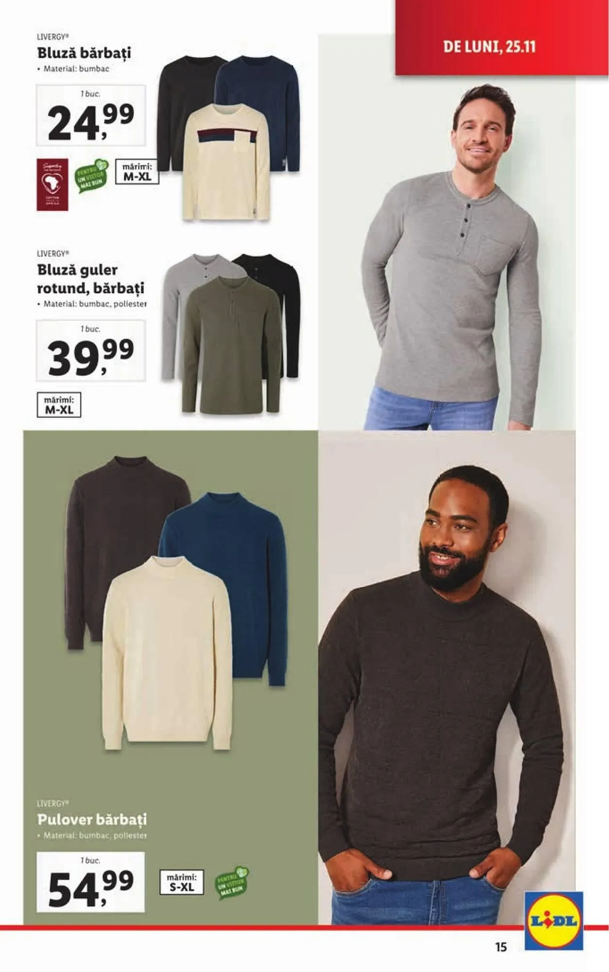 Catalog Catalog Lidl de la 25 noiembrie până la 1 decembrie 2024 - Revista Pagina 15