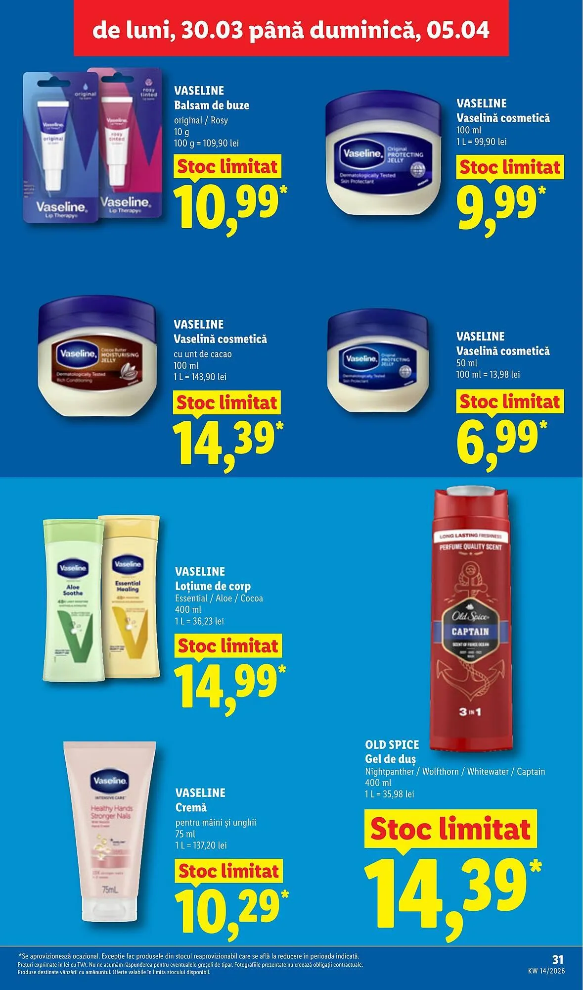 Catalog Catalog Lidl de la 30 martie până la 5 aprilie 2026 - Revista Pagina 31