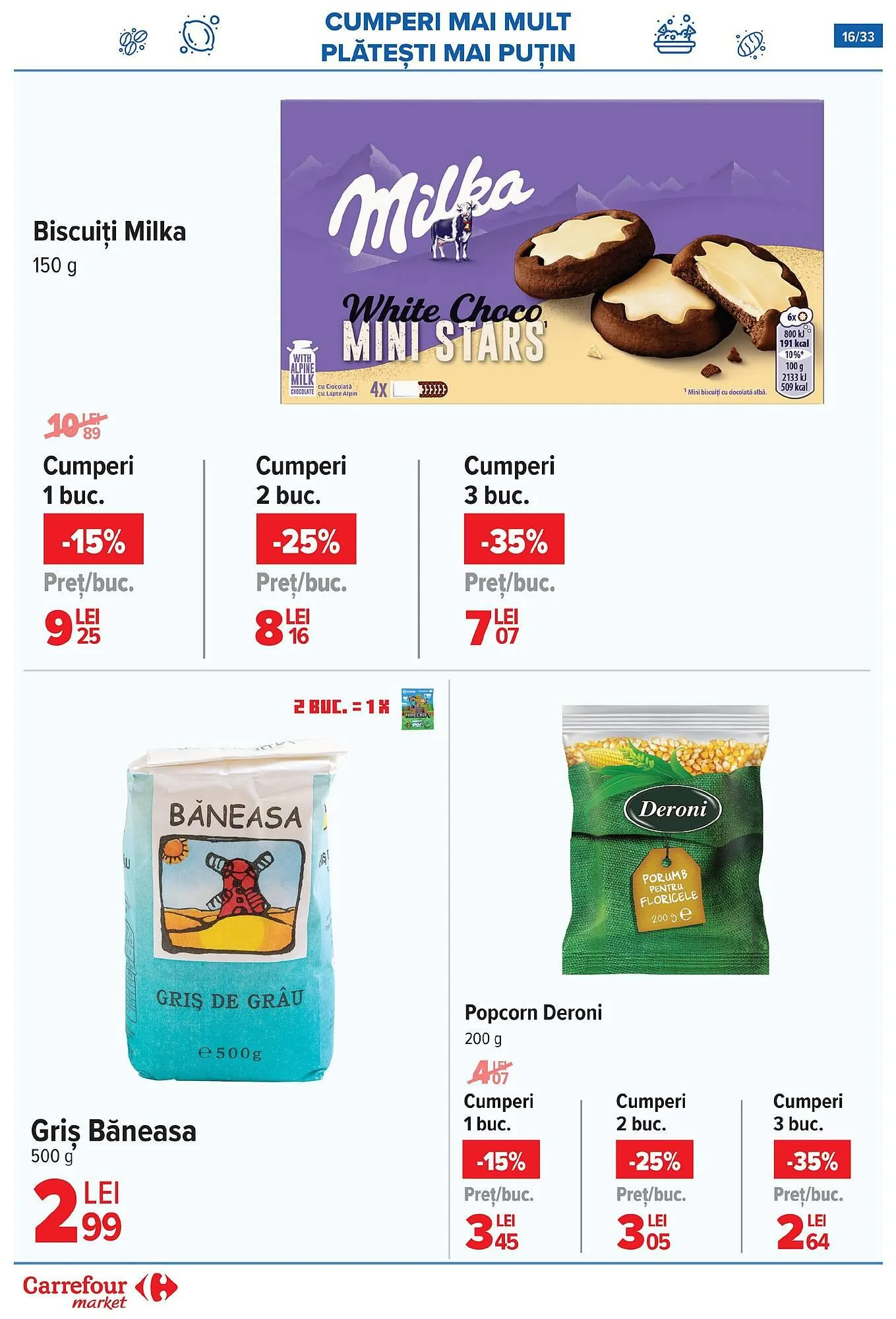 Catalog Catalog Carrefour Market de la 1 octombrie până la 14 octombrie 2025 - Revista Pagina 17