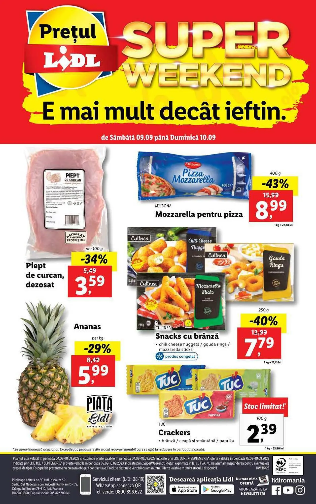 Catalog Lidl catalog de la 4 septembrie până la 10 septembrie 2023 - Revista Pagina 52