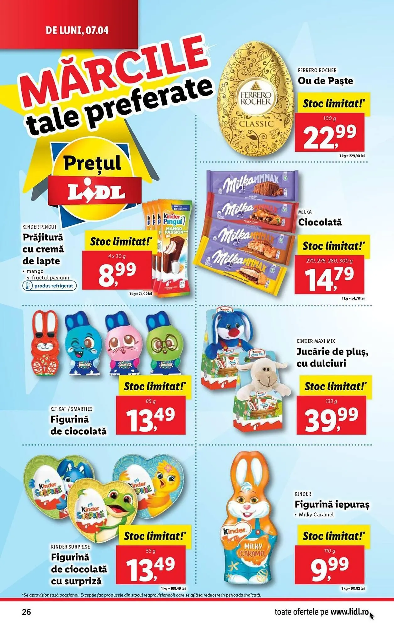 Catalog Catalog Lidl de la 7 aprilie până la 13 aprilie 2025 - Revista Pagina 26