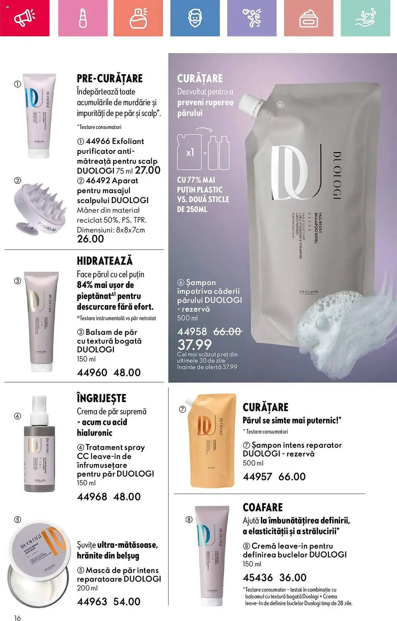 Catalog Catalog Oriflame de la 26 iulie până la 19 august 2025 - Revista Pagina 16