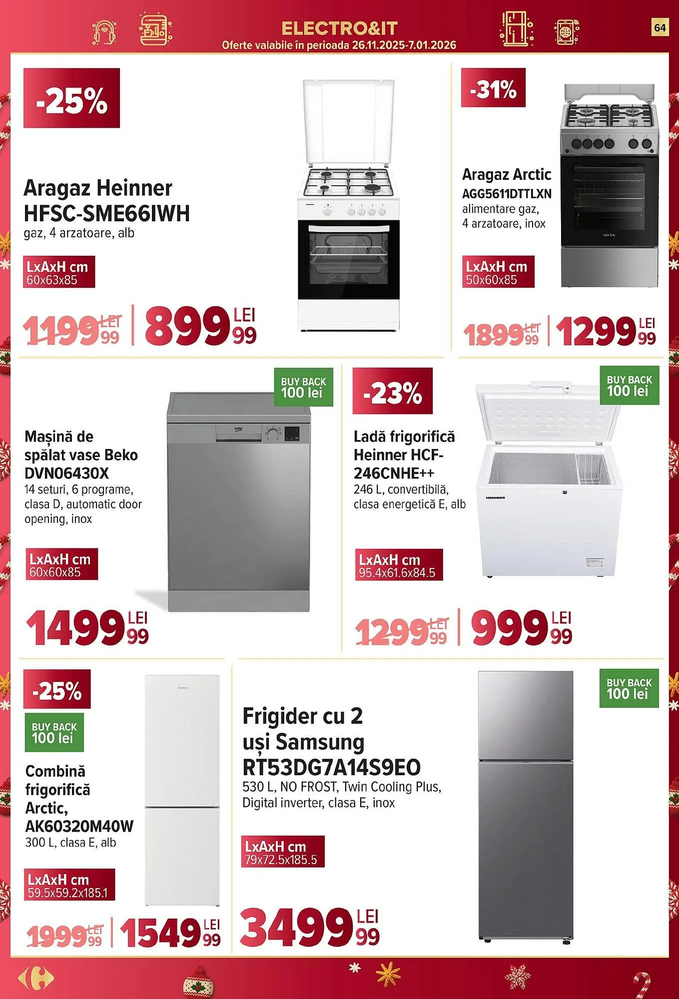 Catalog Catalog Carrefour de la 26 noiembrie până la 2 decembrie 2025 - Revista Pagina 64