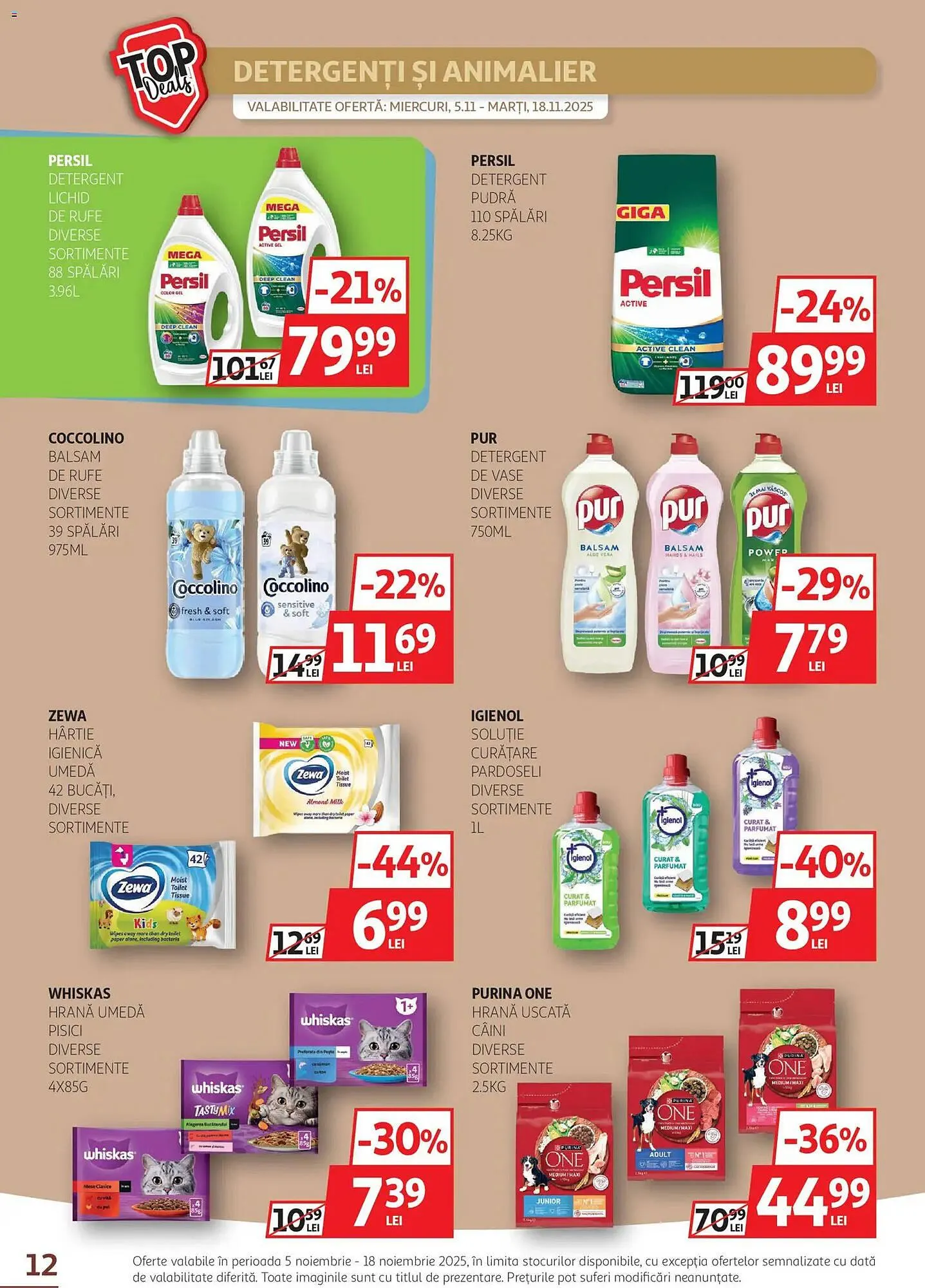 Catalog Catalog Auchan de la 5 noiembrie până la 18 noiembrie 2025 - Revista Pagina 12