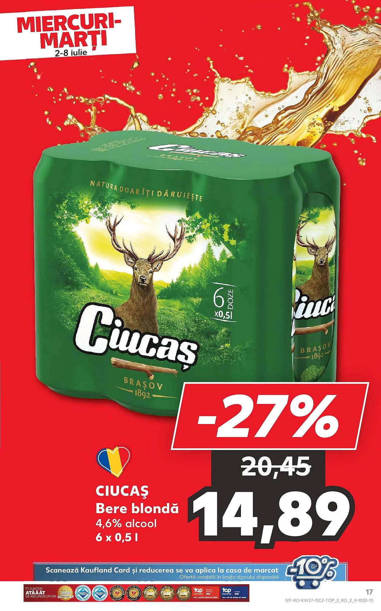 Catalog Catalog Kaufland de la 30 iunie până la 8 iulie 2025 - Revista Pagina 17
