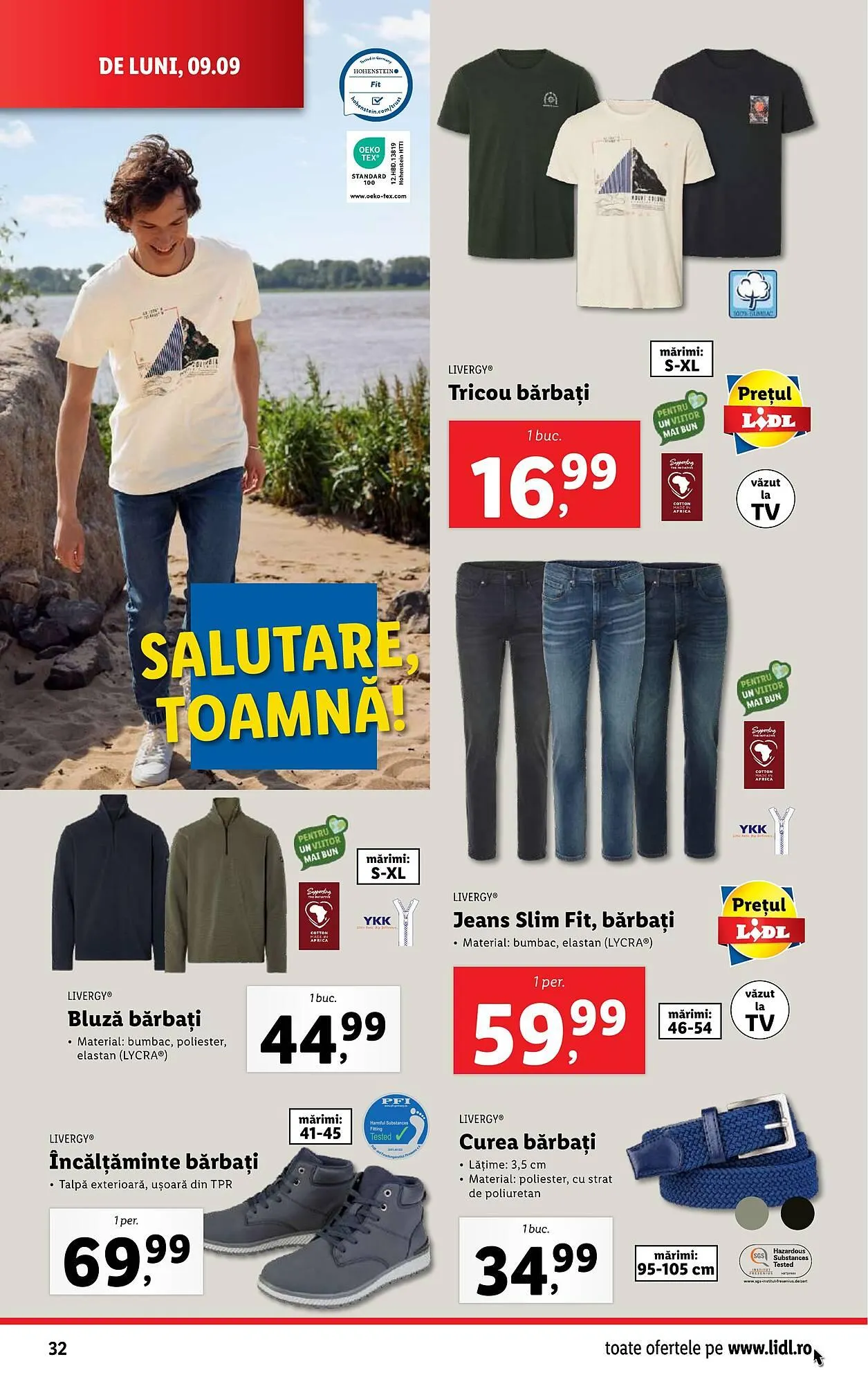 Catalog Catalog Lidl de la 9 septembrie până la 15 septembrie 2024 - Revista Pagina 32