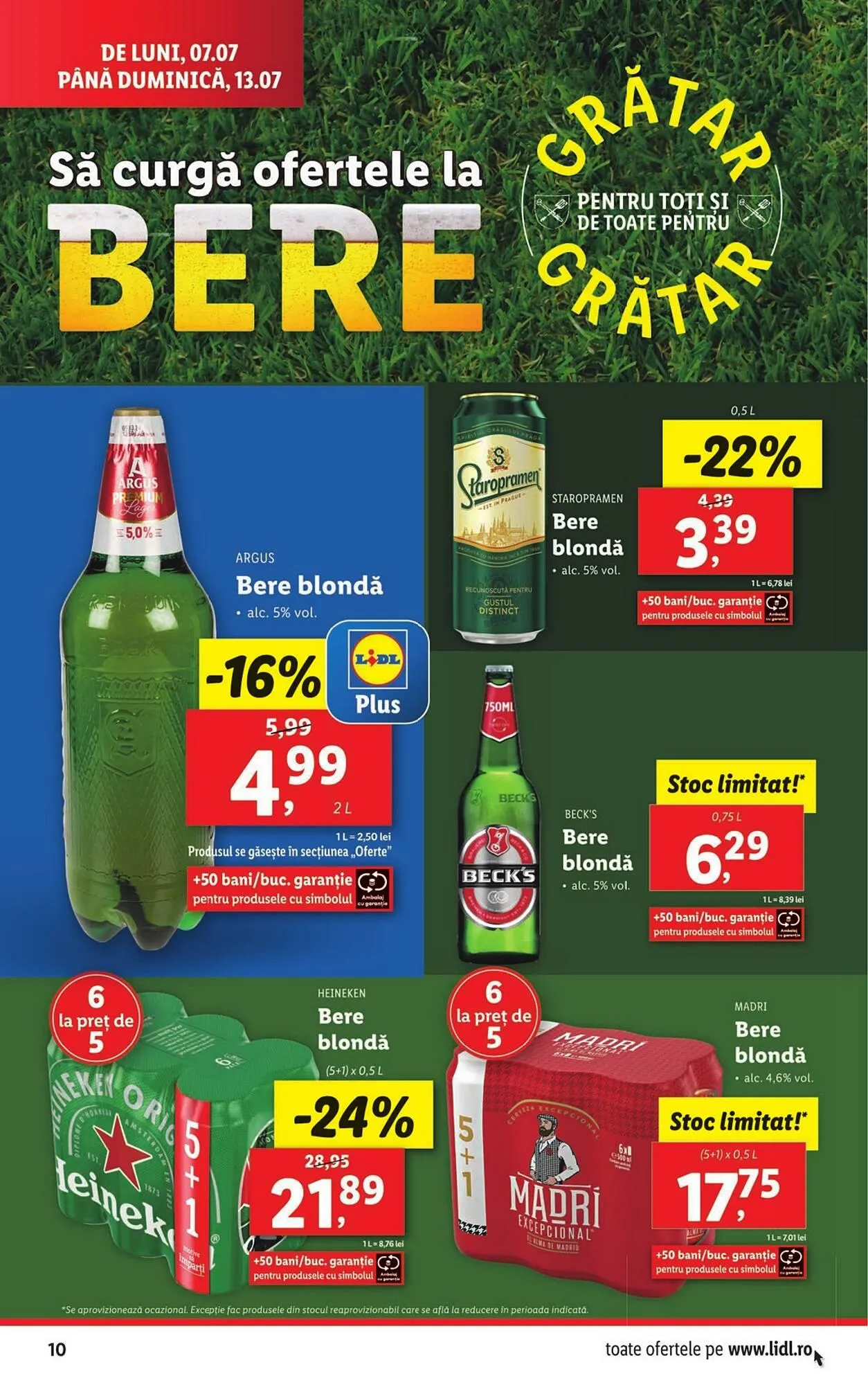 Catalog Catalog Lidl de la 7 iulie până la 13 iulie 2025 - Revista Pagina 10