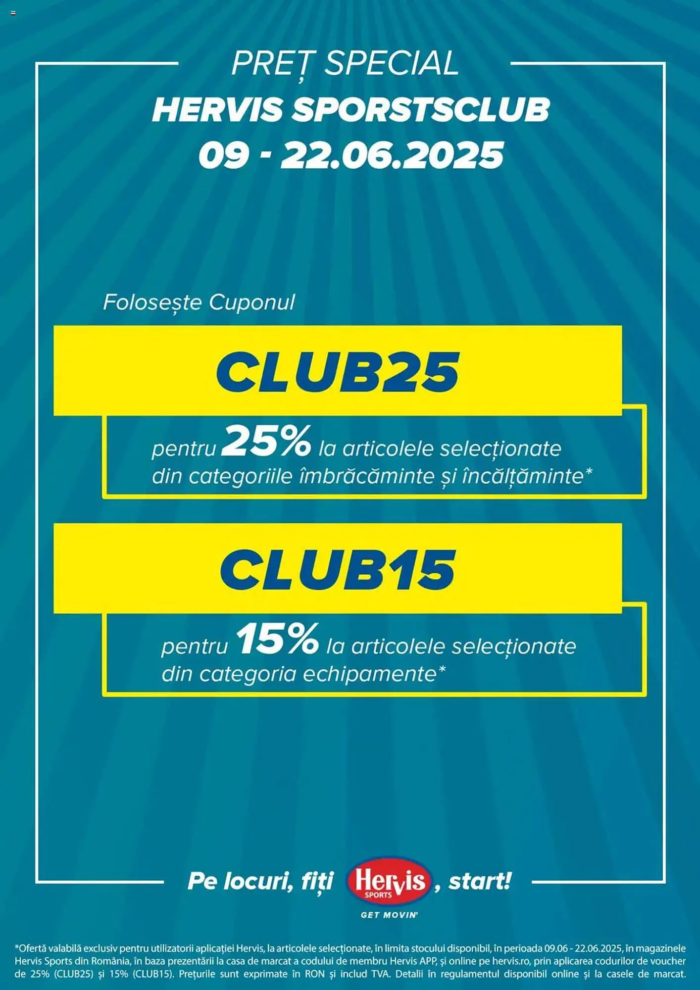 Catalog Catalog Hervis de la 9 iunie până la 22 iunie 2025 - Revista Pagina 1