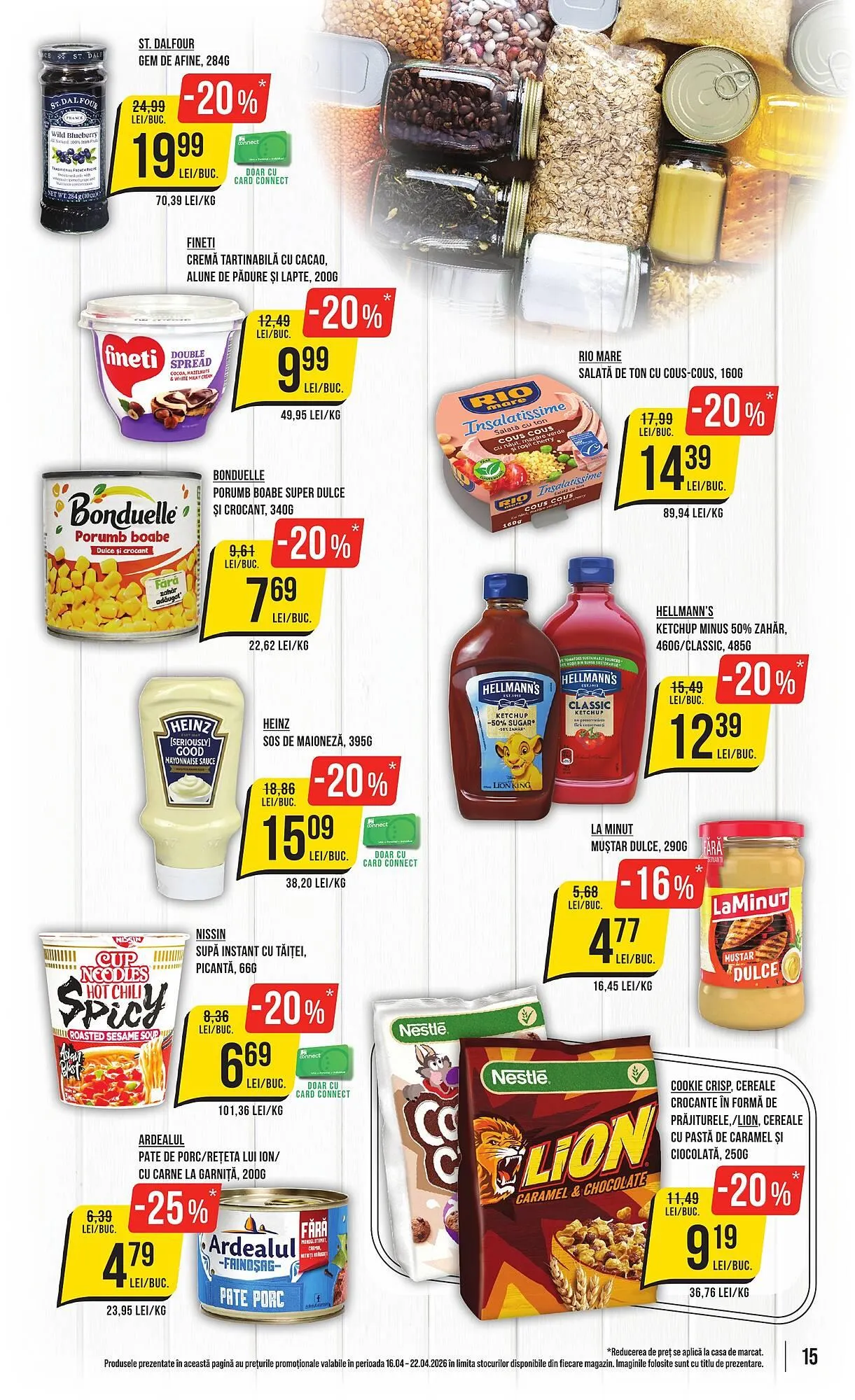 Catalog Catalog Mega Image de la 16 aprilie până la 22 aprilie 2026 - Revista Pagina 15