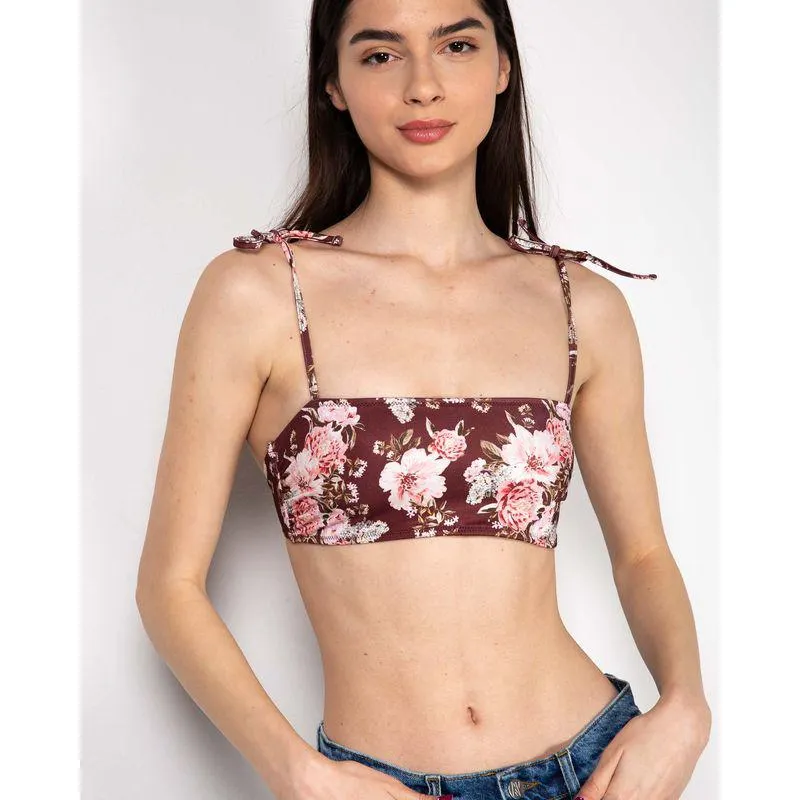 Sutien de baie cu bretele subtiri 23LGD04005