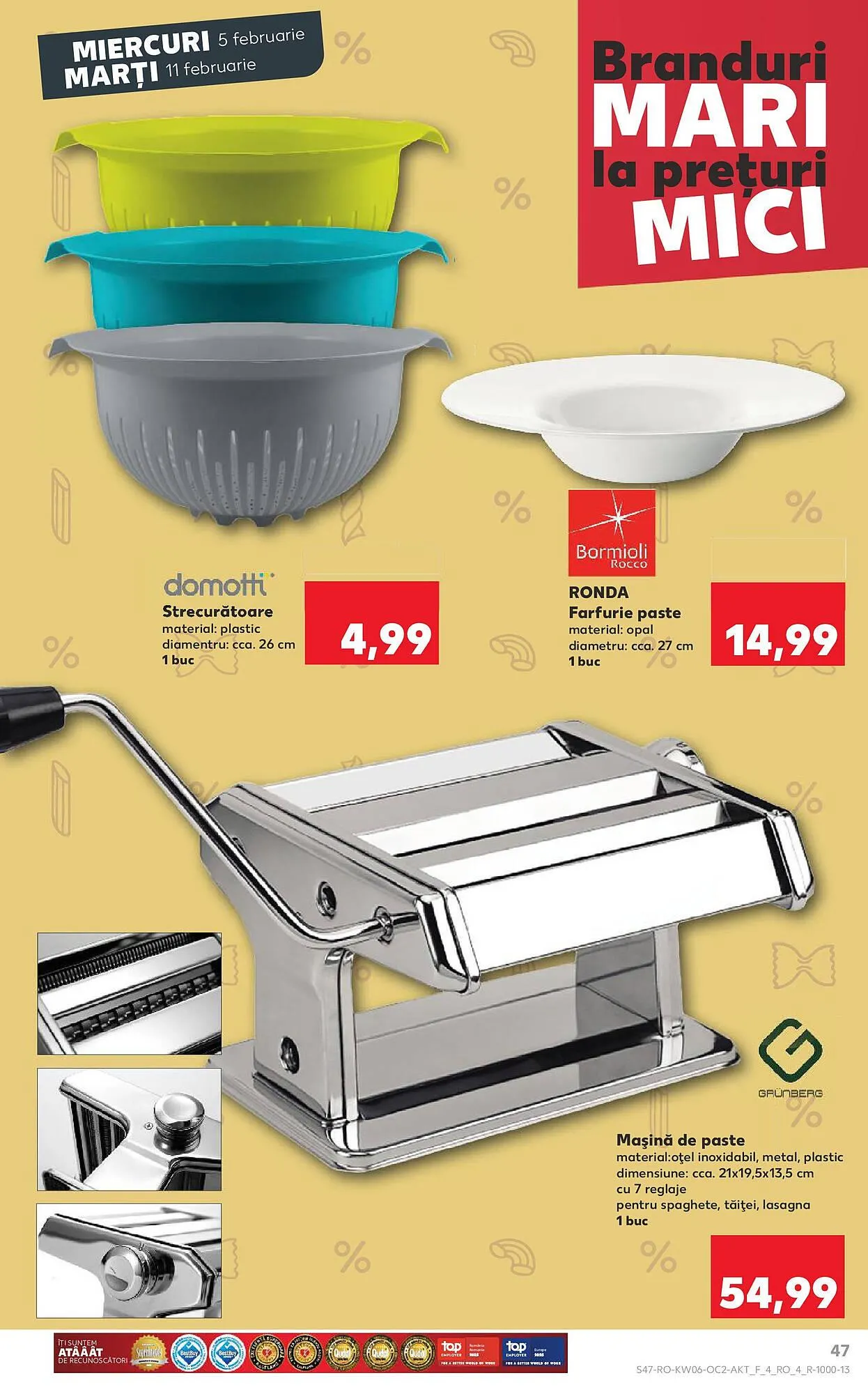 Catalog Catalog Kaufland de la 5 februarie până la 11 februarie 2025 - Revista Pagina 47