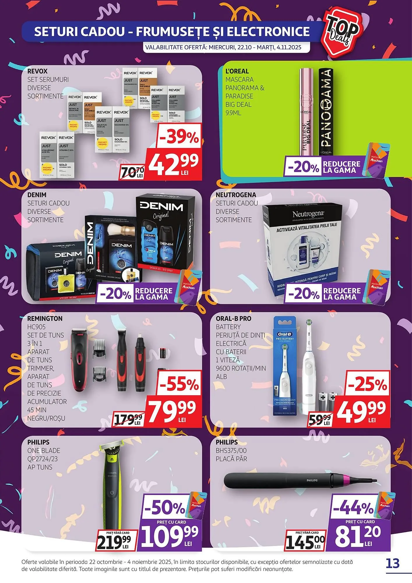 Catalog Catalog Auchan de la 22 octombrie până la 4 noiembrie 2025 - Revista Pagina 13