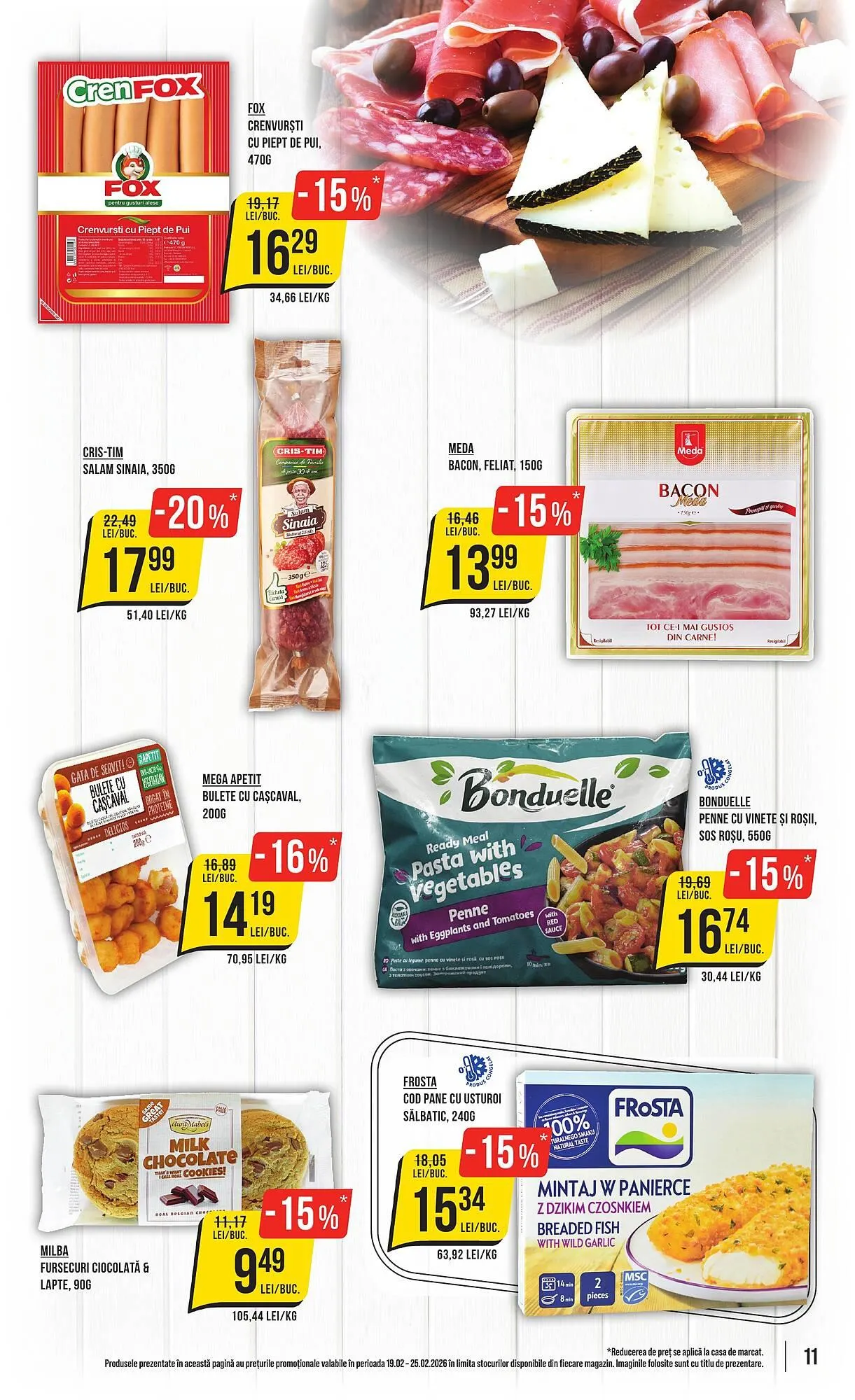 Catalog Catalog Mega Image de la 19 februarie până la 25 februarie 2026 - Revista Pagina 11