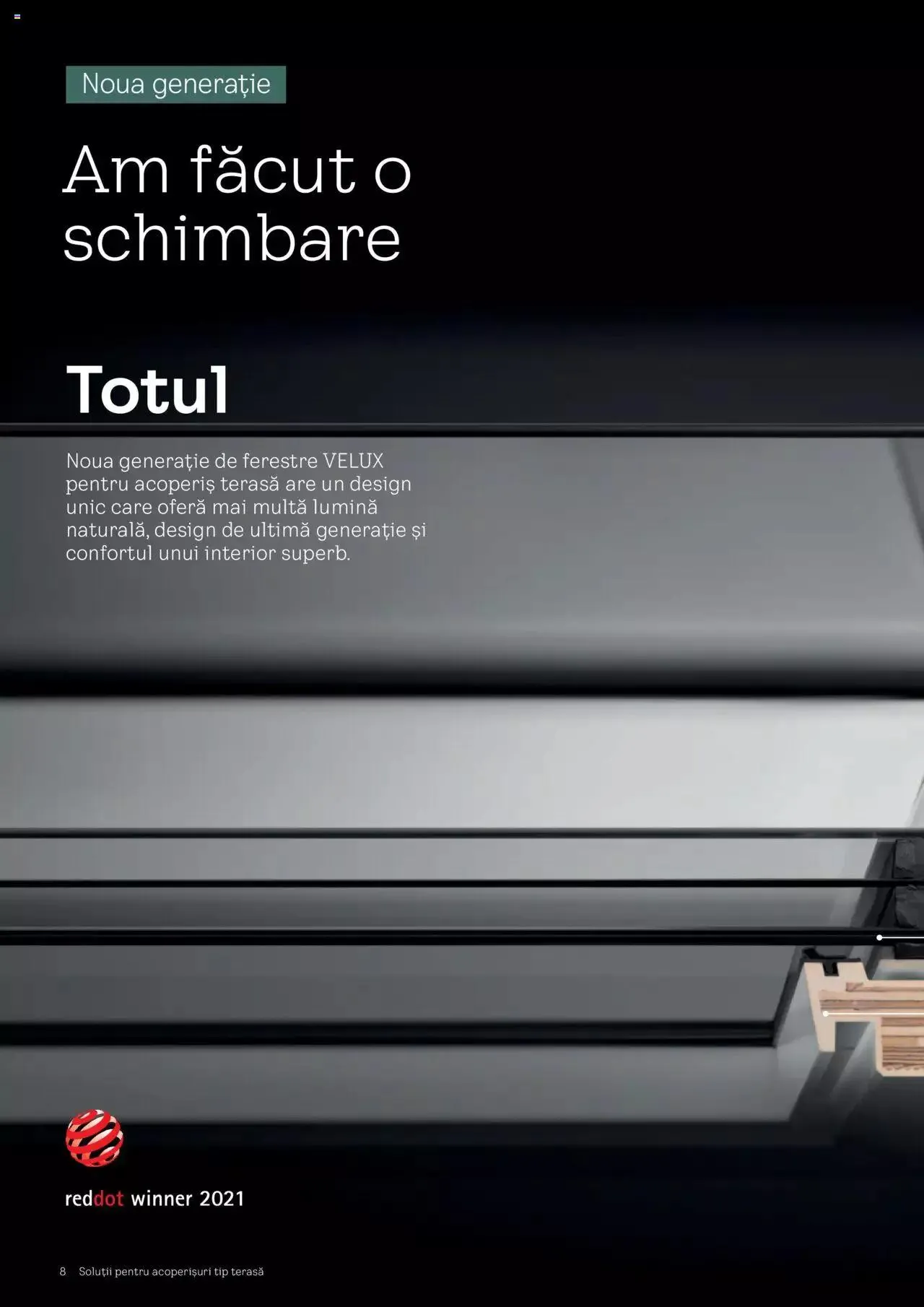 Catalog Velux catalog - Noua Generație De Ferestre Velux Pentru Acoperiș Terasă de la 1 septembrie până la 31 decembrie 2023 - Revista Pagina 8