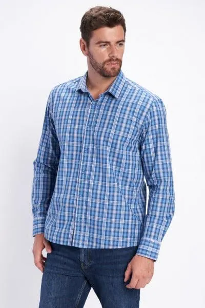 Timeout - Camasa regular fit cu model in carouri si maneca lunga