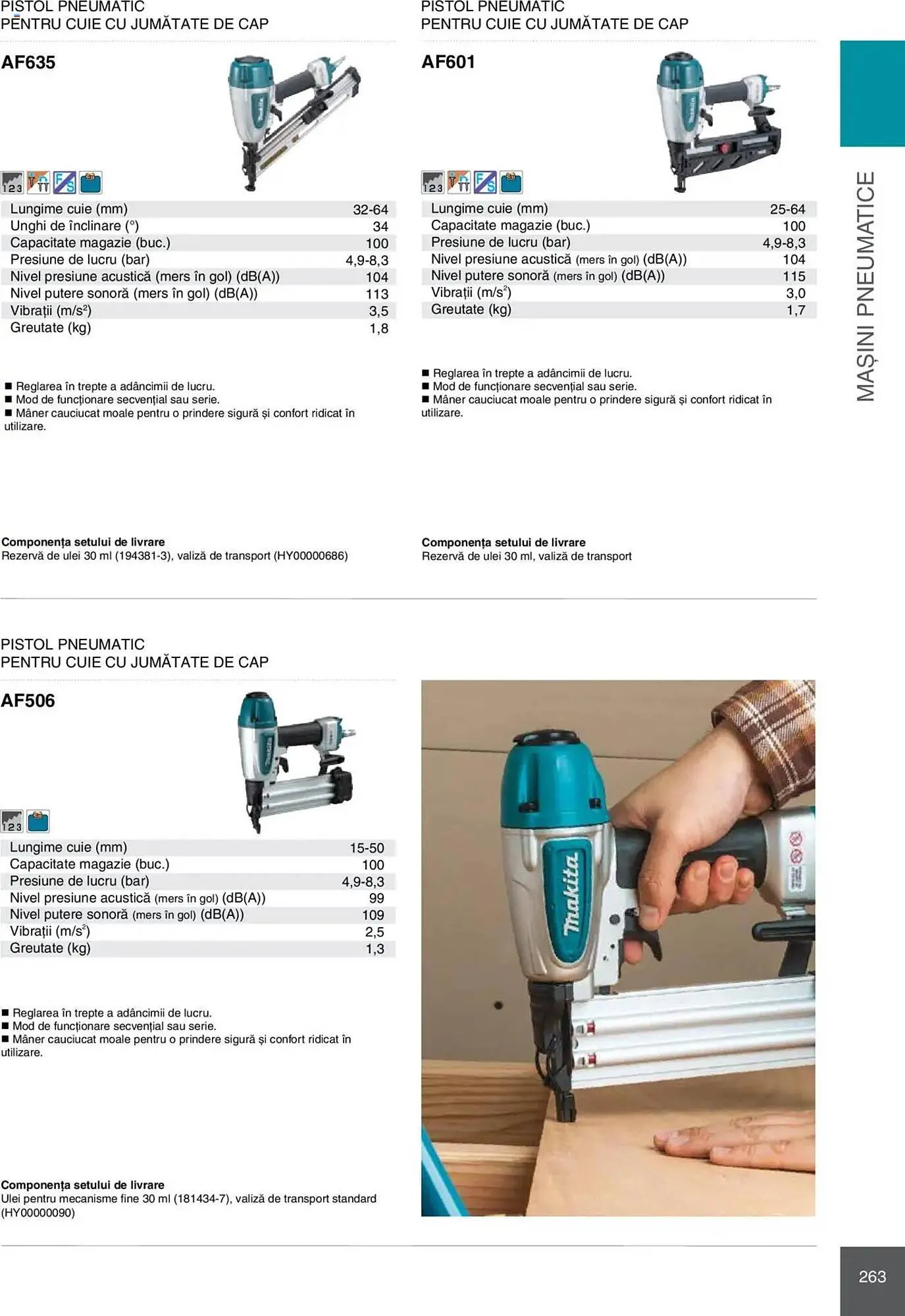 Catalog Catalog Makita de la 8 ianuarie până la 31 decembrie 2025 - Revista Pagina 263