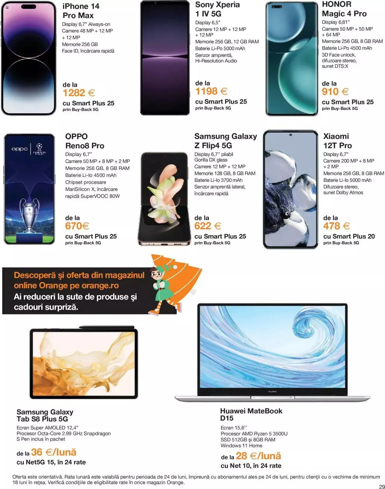 Catalog Orange - Catalog nou de la 21 decembrie până la 31 decembrie 2023 - Revista Pagina 29