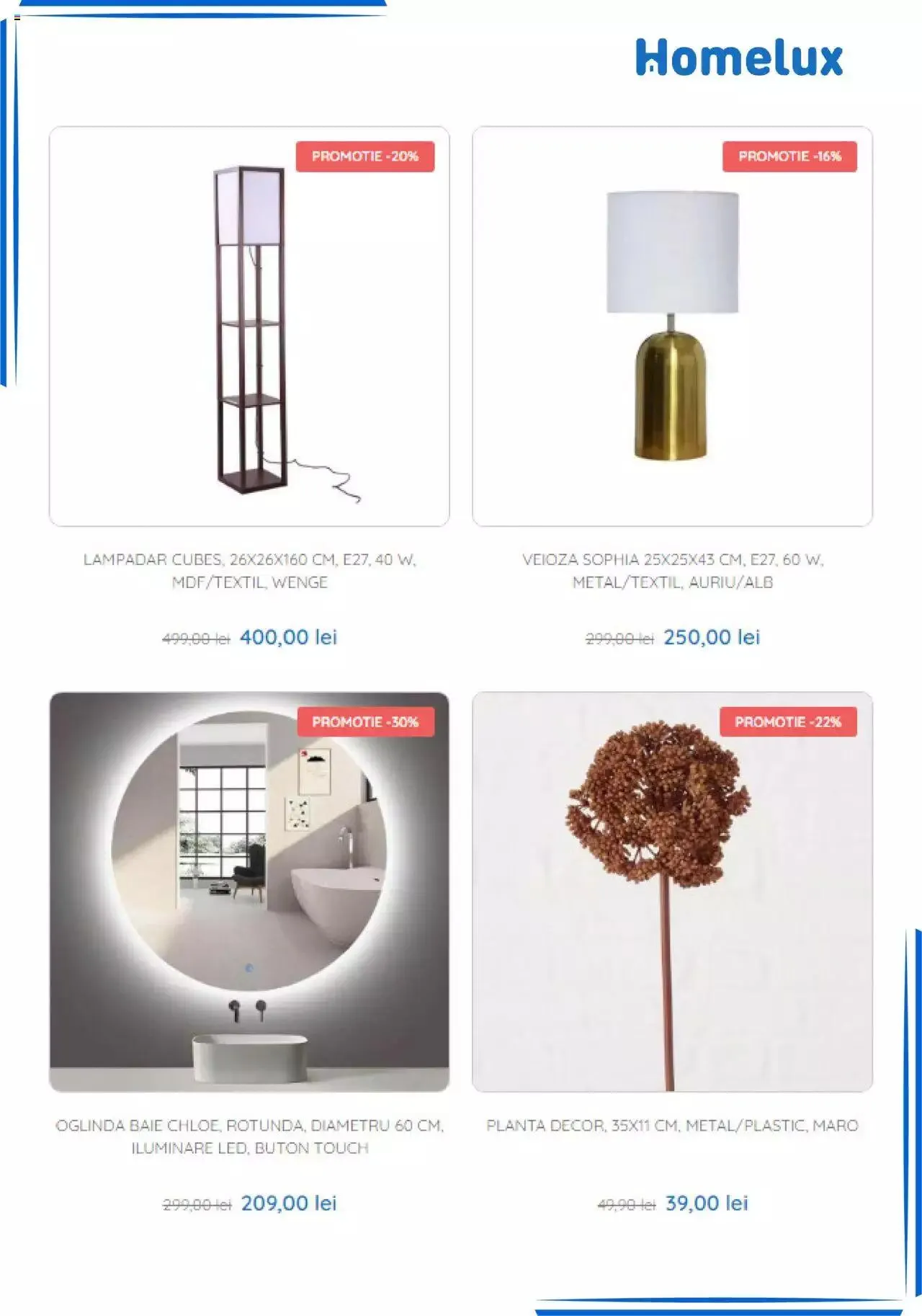 Catalog Catalog Homelux de la 12 mai până la 31 decembrie 2023 - Revista Pagina 3