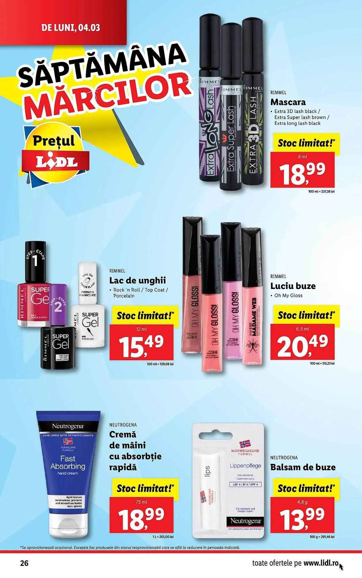 Catalog Lidl catalog de la 4 martie până la 10 martie 2024 - Revista Pagina 26