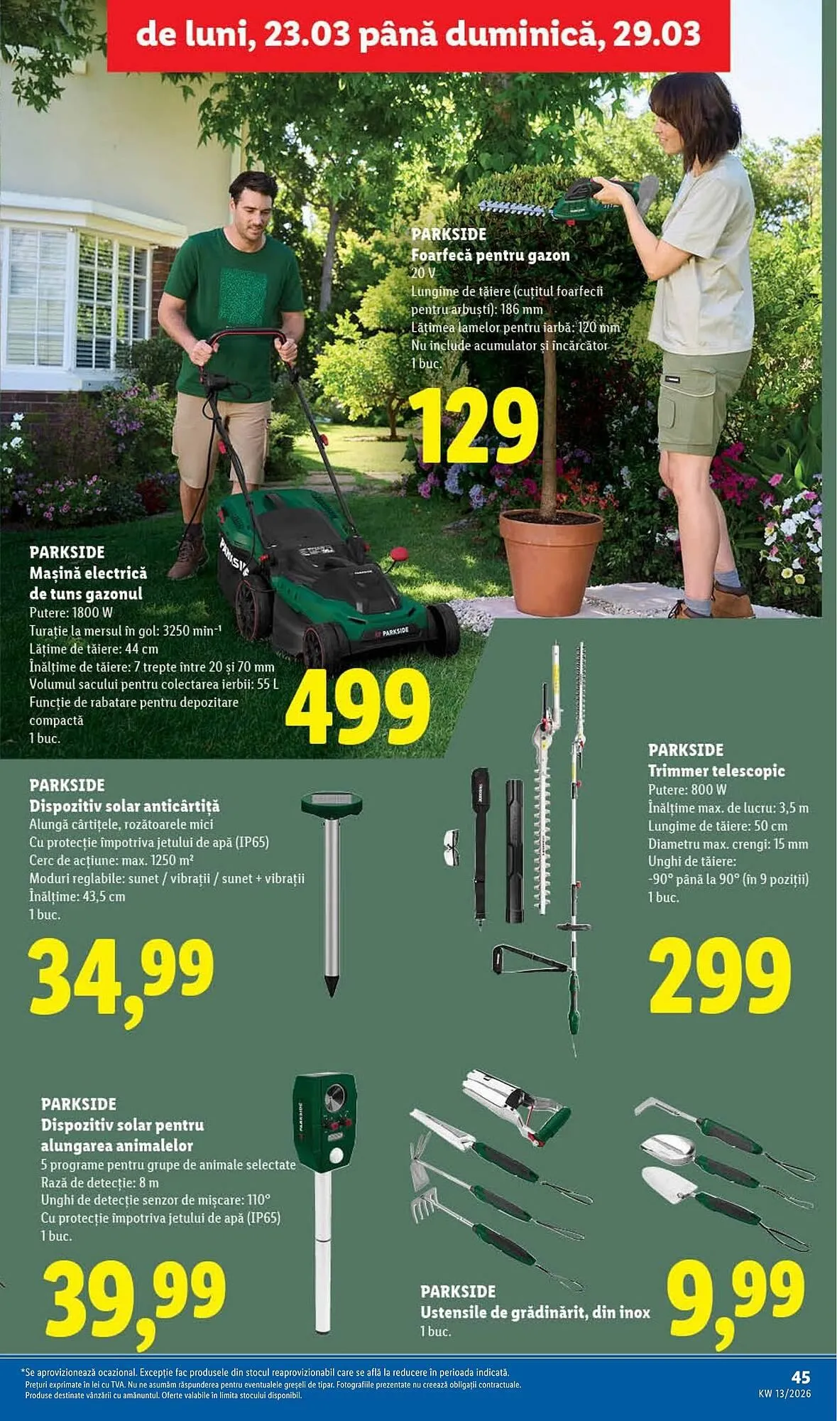 Catalog Catalog Lidl de la 23 martie până la 29 martie 2026 - Revista Pagina 45