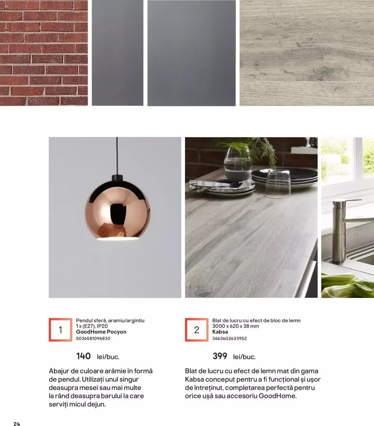 Catalog Brico Depot catalog - Bucătării modulare de la 1 ianuarie până la 31 decembrie 2023 - Revista Pagina 24