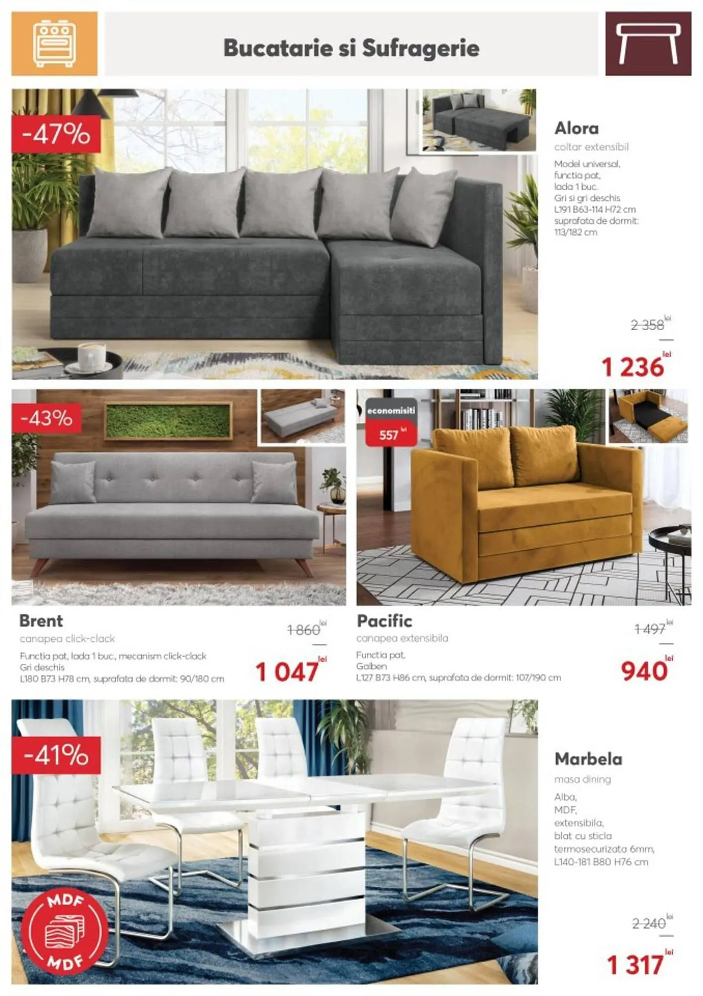 Catalog Catalog Mobila Videnov de la 2 ianuarie până la 31 ianuarie 2025 - Revista Pagina 10