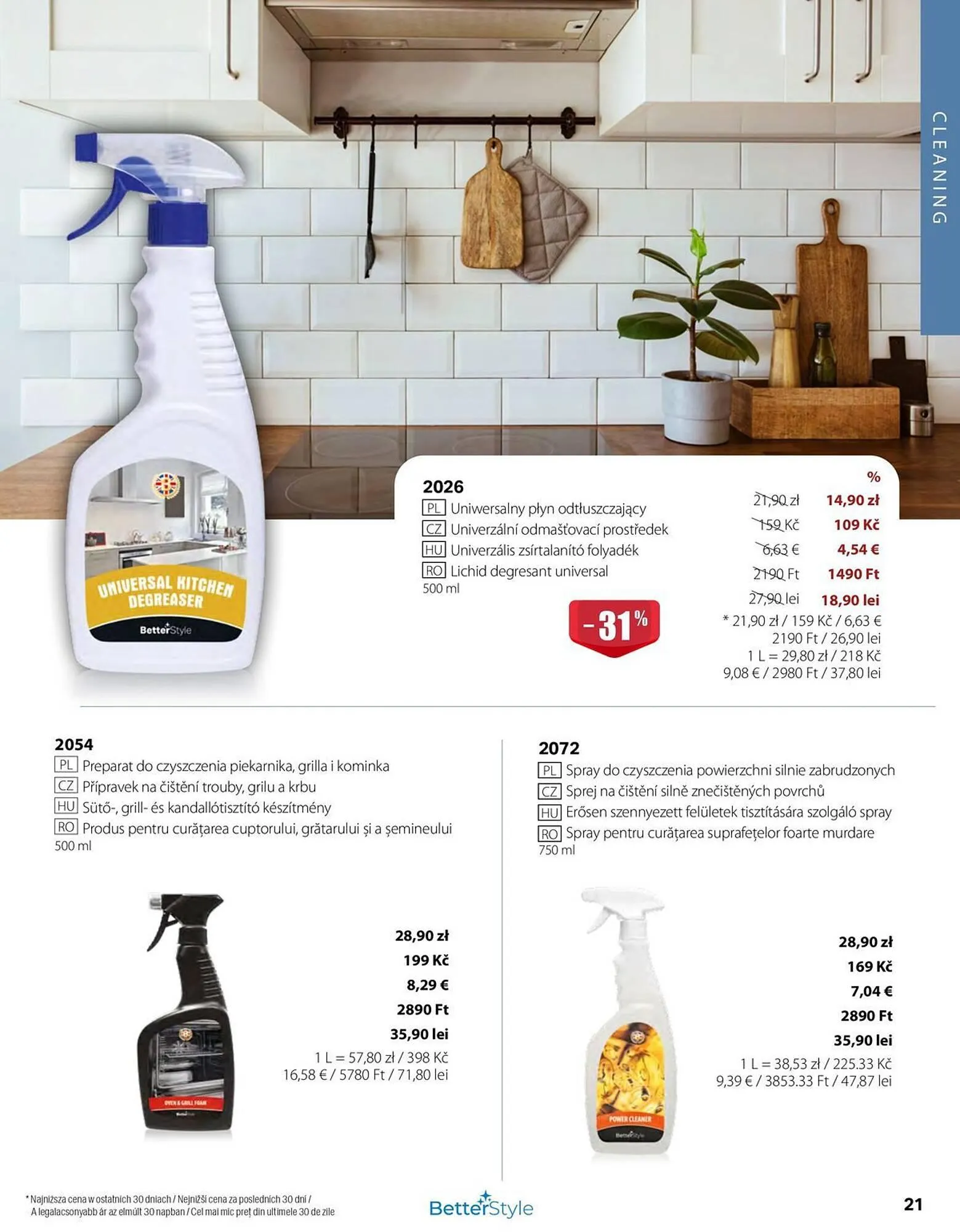 Catalog Catalog BetterStyle de la 1 octombrie până la 31 octombrie 2025 - Revista Pagina 21