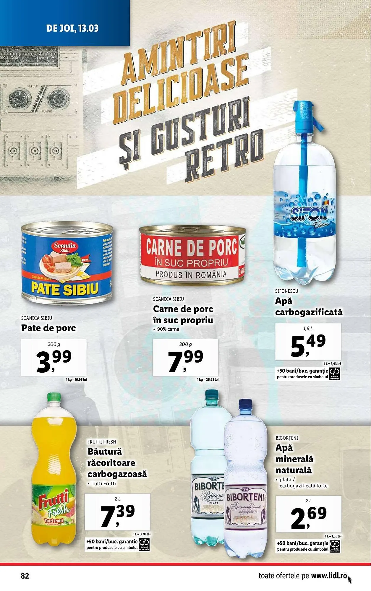 Catalog Catalog Lidl de la 10 martie până la 16 martie 2025 - Revista Pagina 82