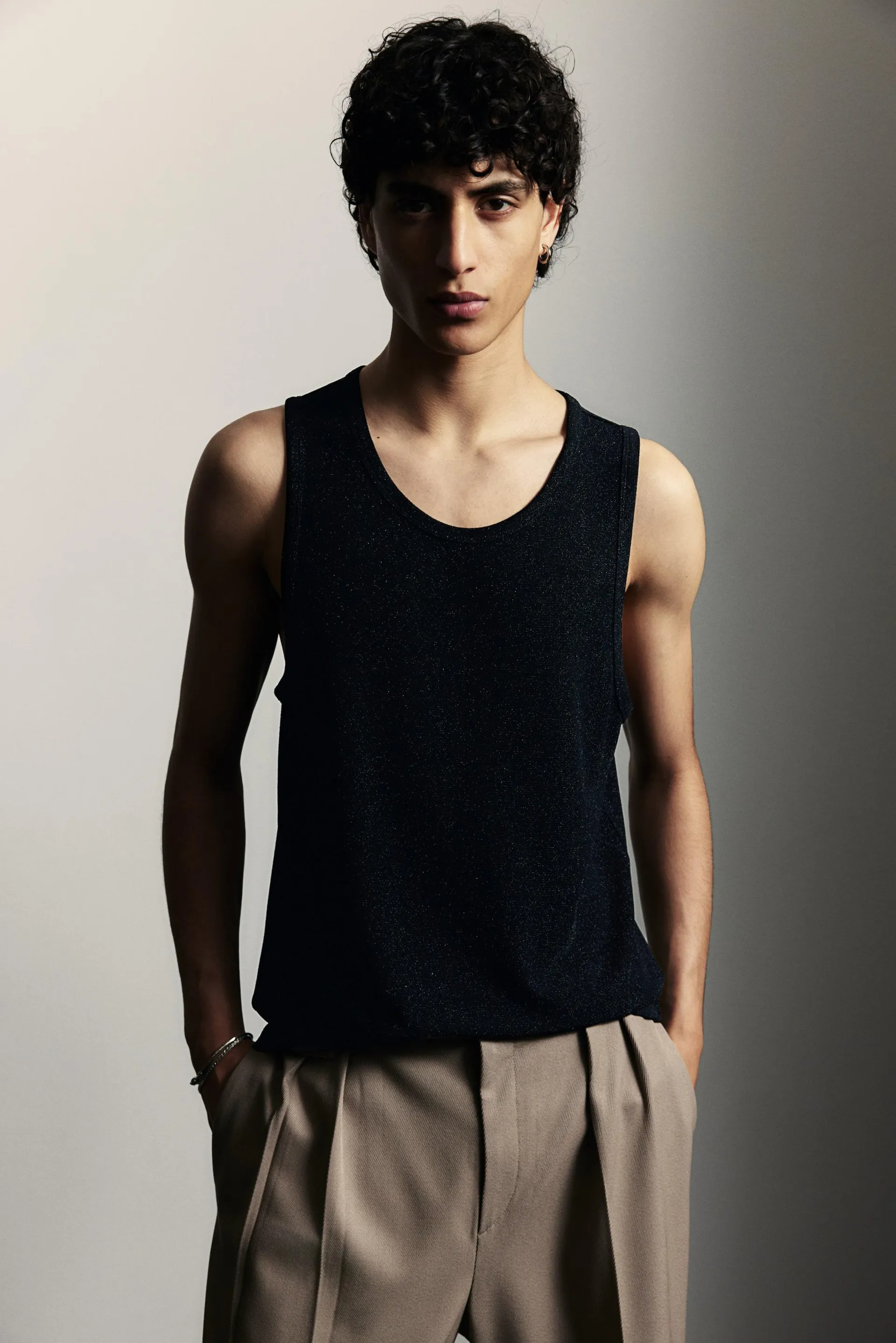 Playera sin mangas Regular Fit