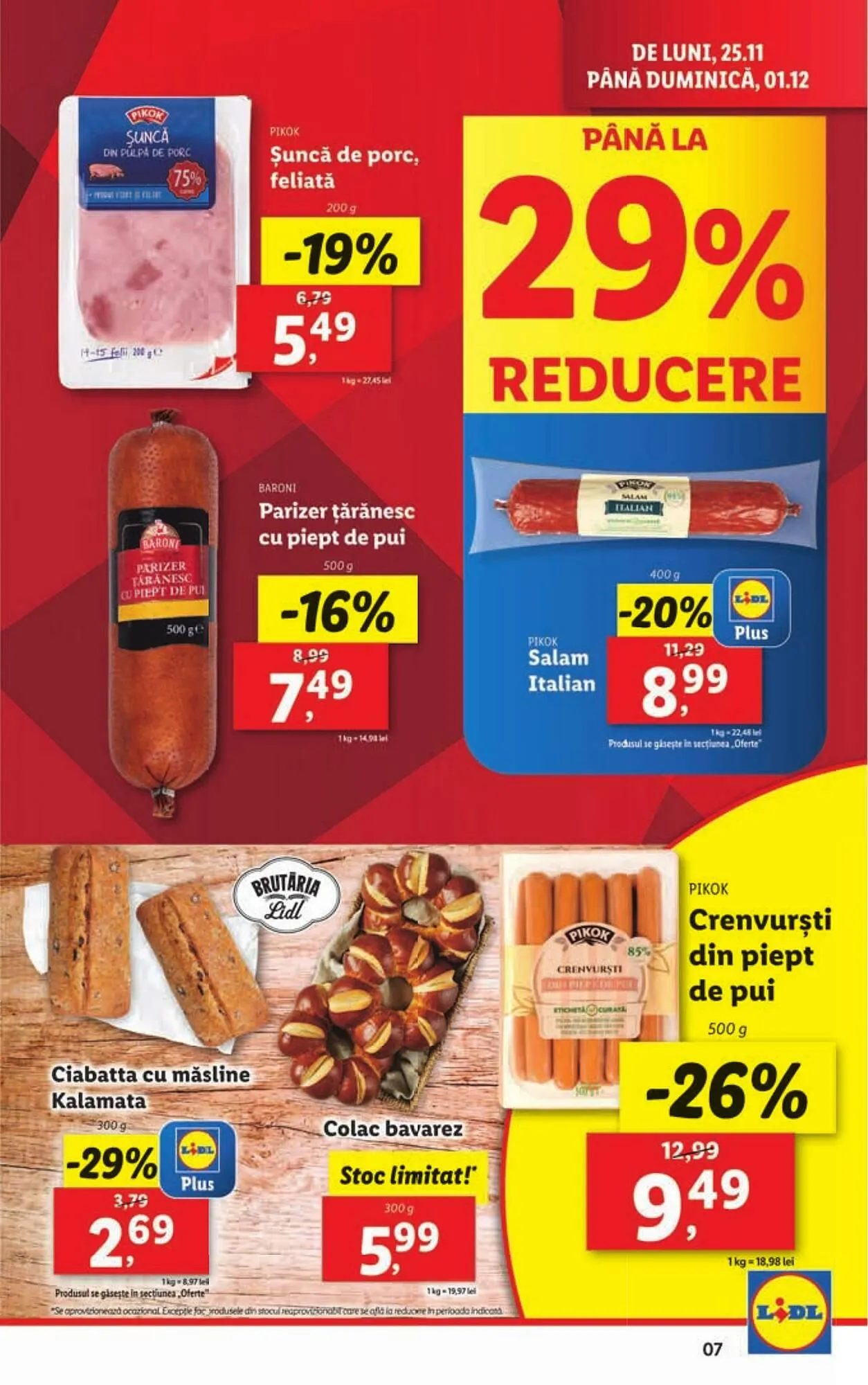 Catalog Catalog Lidl de la 25 noiembrie până la 1 decembrie 2024 - Revista Pagina 7