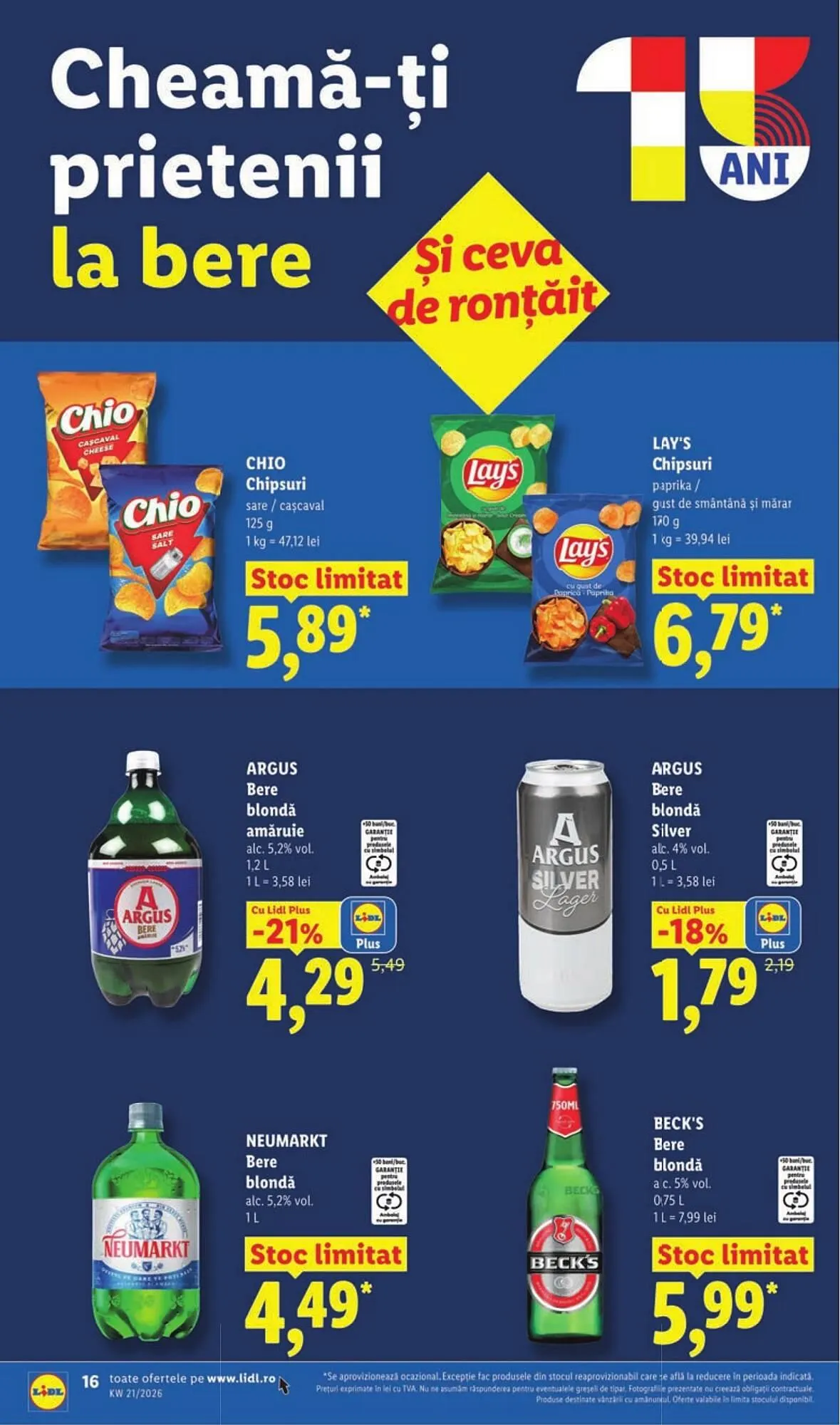 Catalog Catalog Lidl de la 18 mai până la 24 mai 2026 - Revista Pagina 16