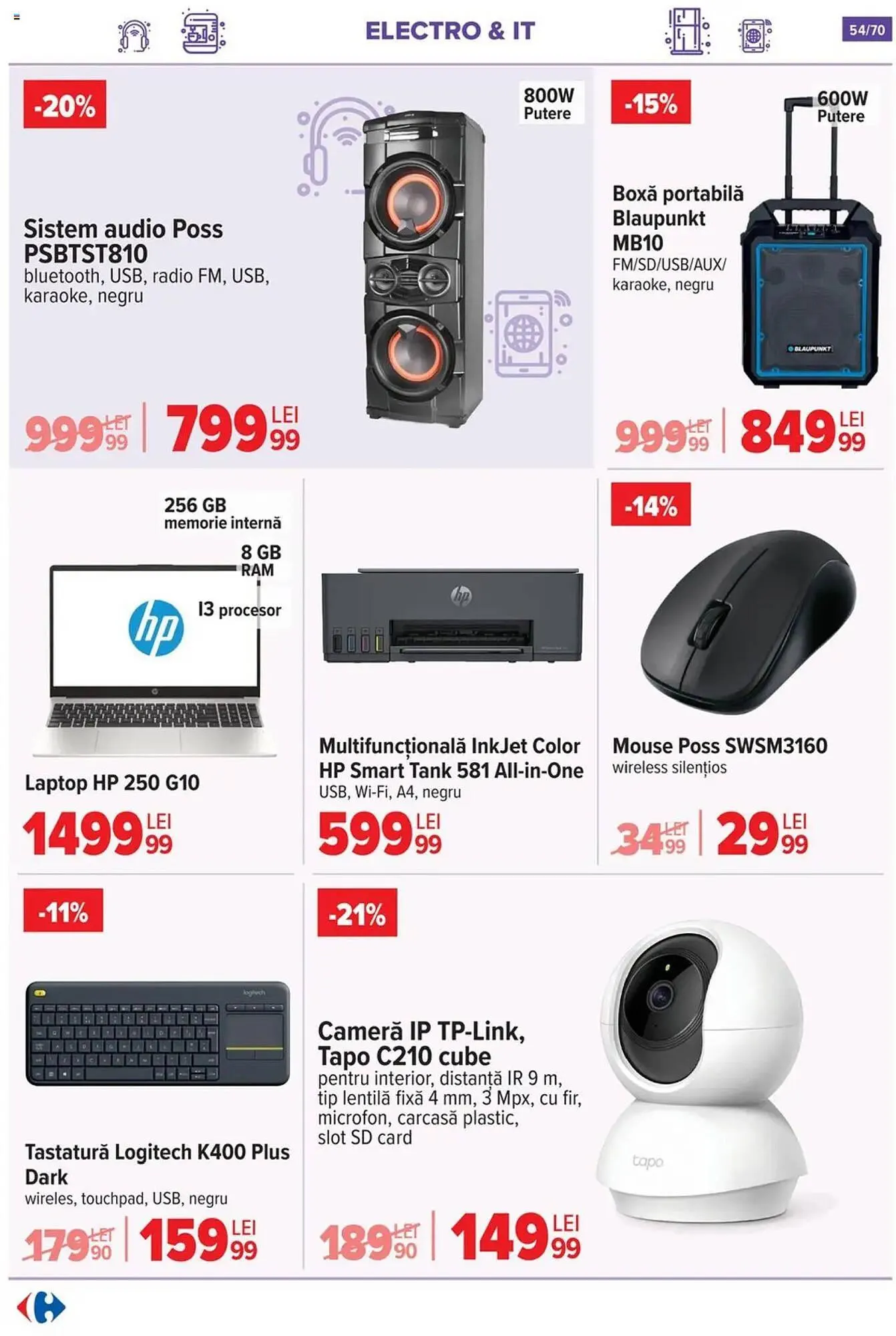 Catalog Catalog Carrefour de la 20 mai până la 3 iunie 2025 - Revista Pagina 54