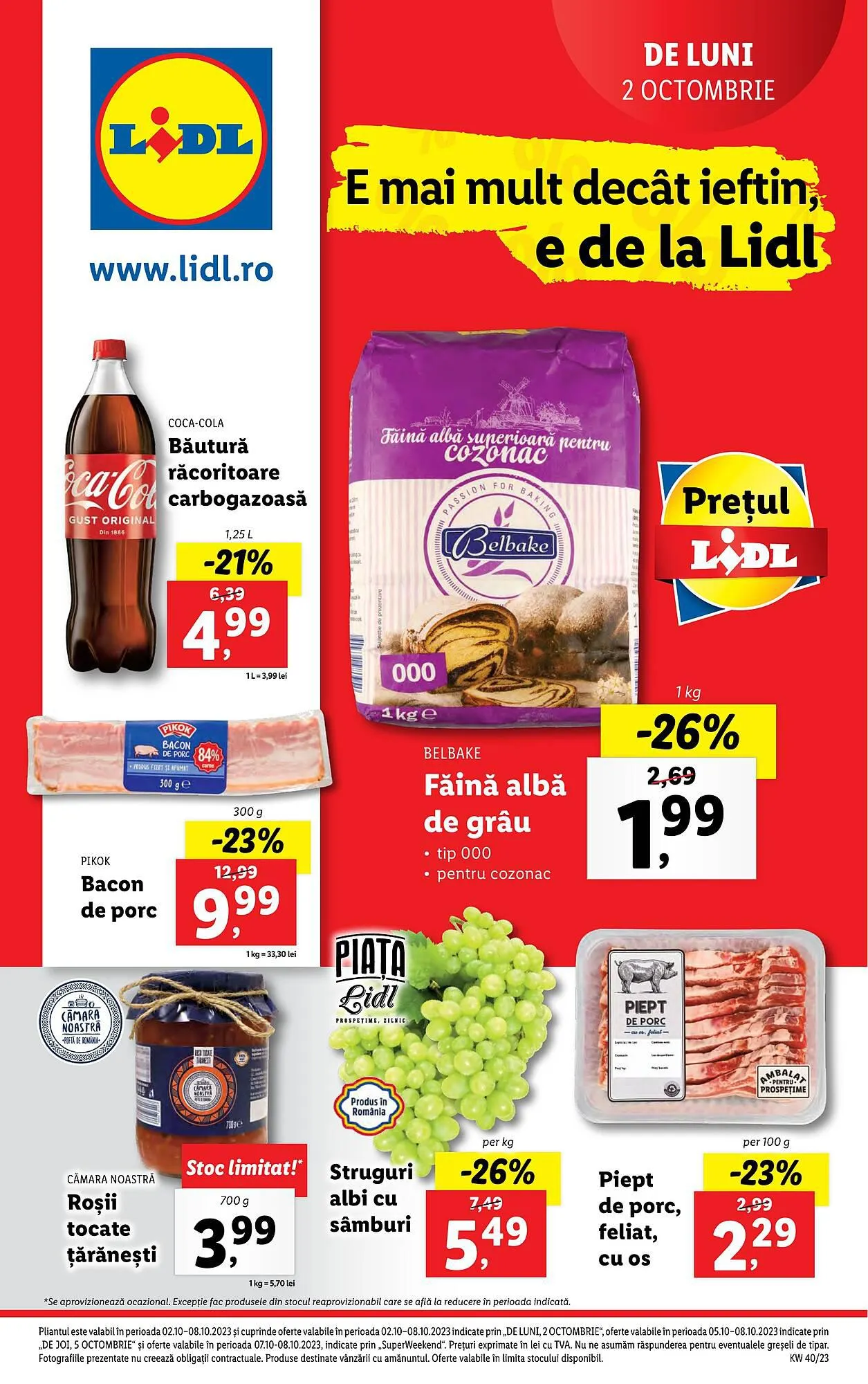 Catalog Lidl catalog de la 2 octombrie până la 8 octombrie 2023 - Revista Pagina 1