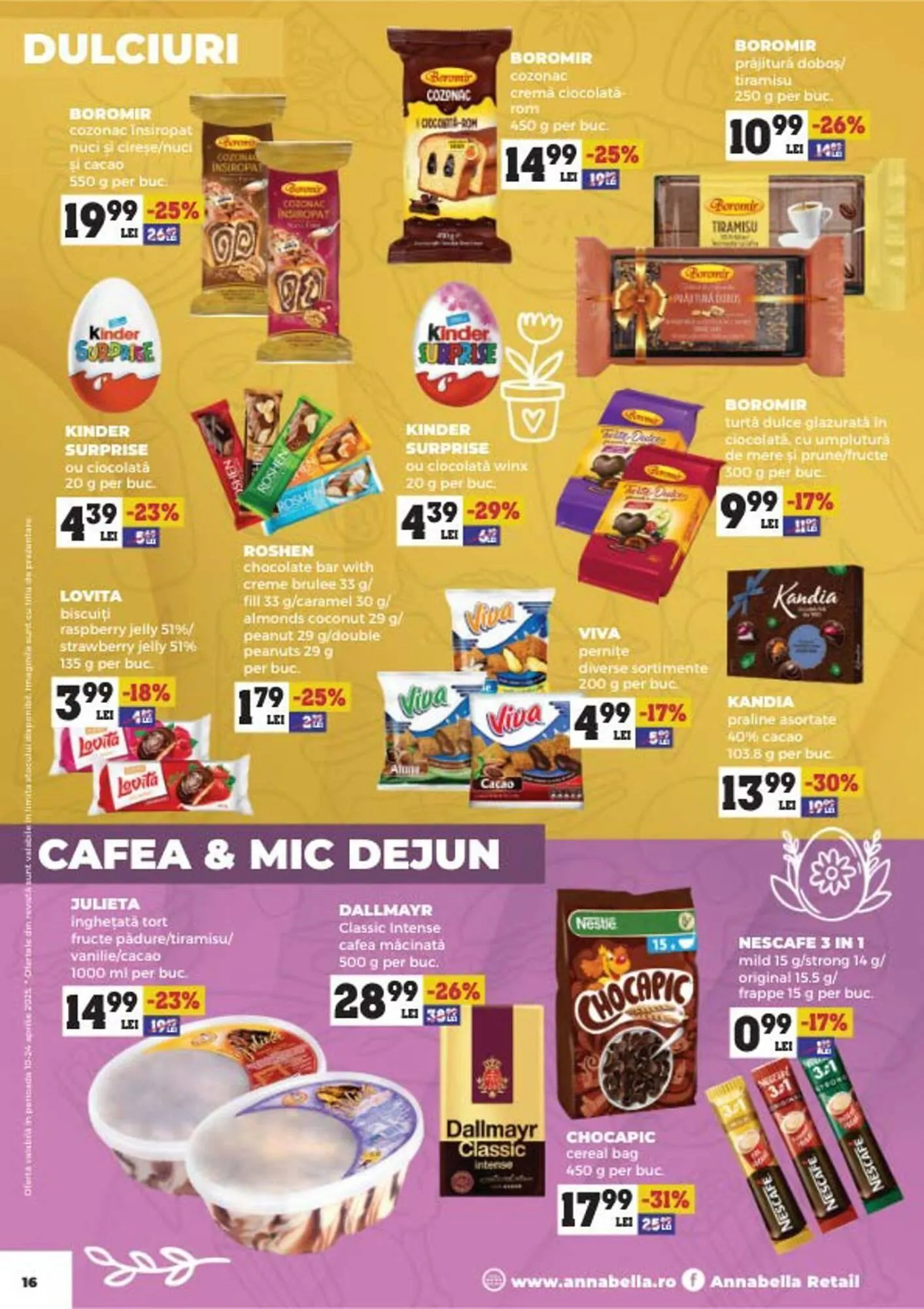Catalog Catalog Annabella de la 8 aprilie până la 24 aprilie 2025 - Revista Pagina 16