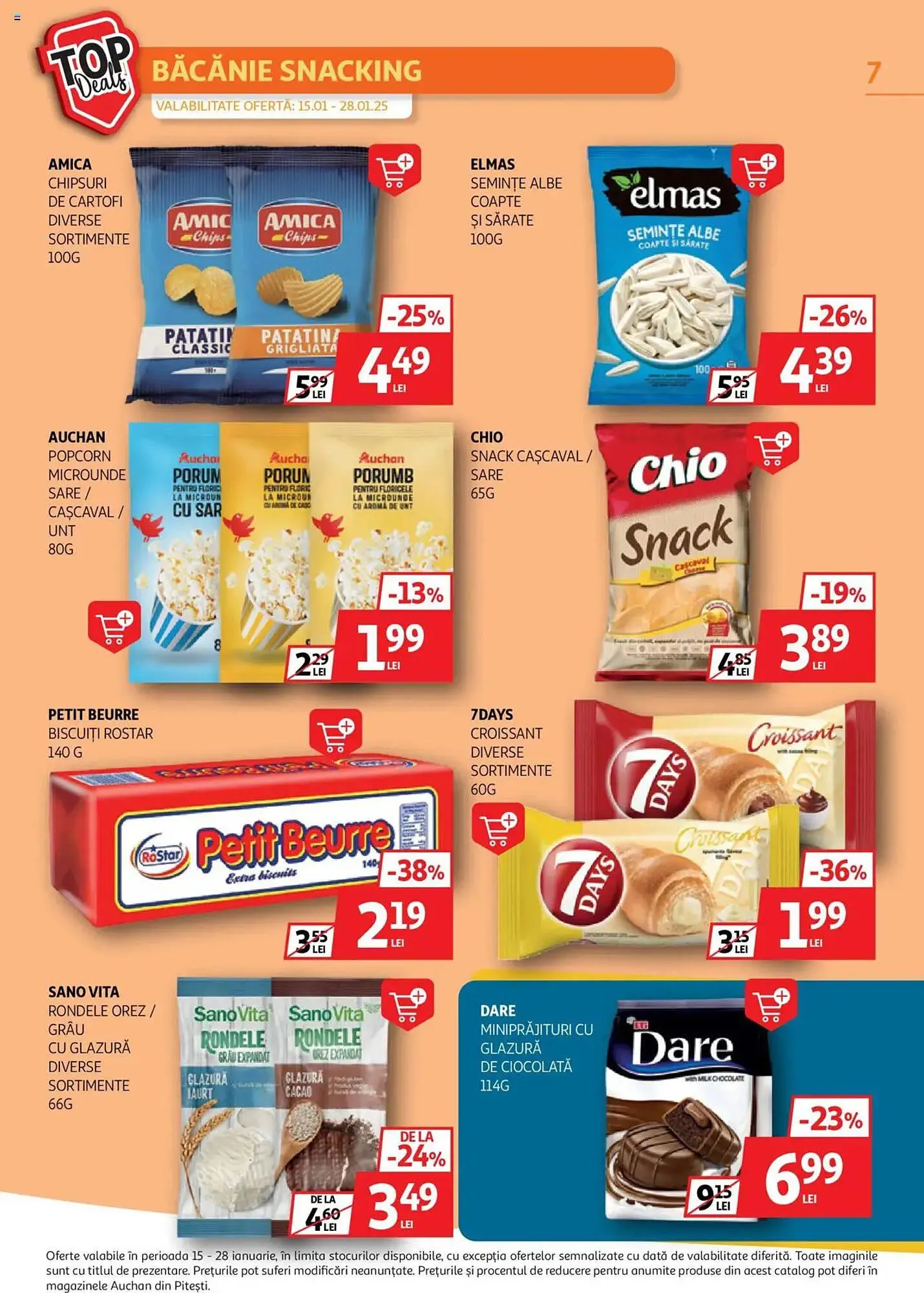 Catalog Catalog Auchan de la 15 ianuarie până la 28 ianuarie 2025 - Revista Pagina 7
