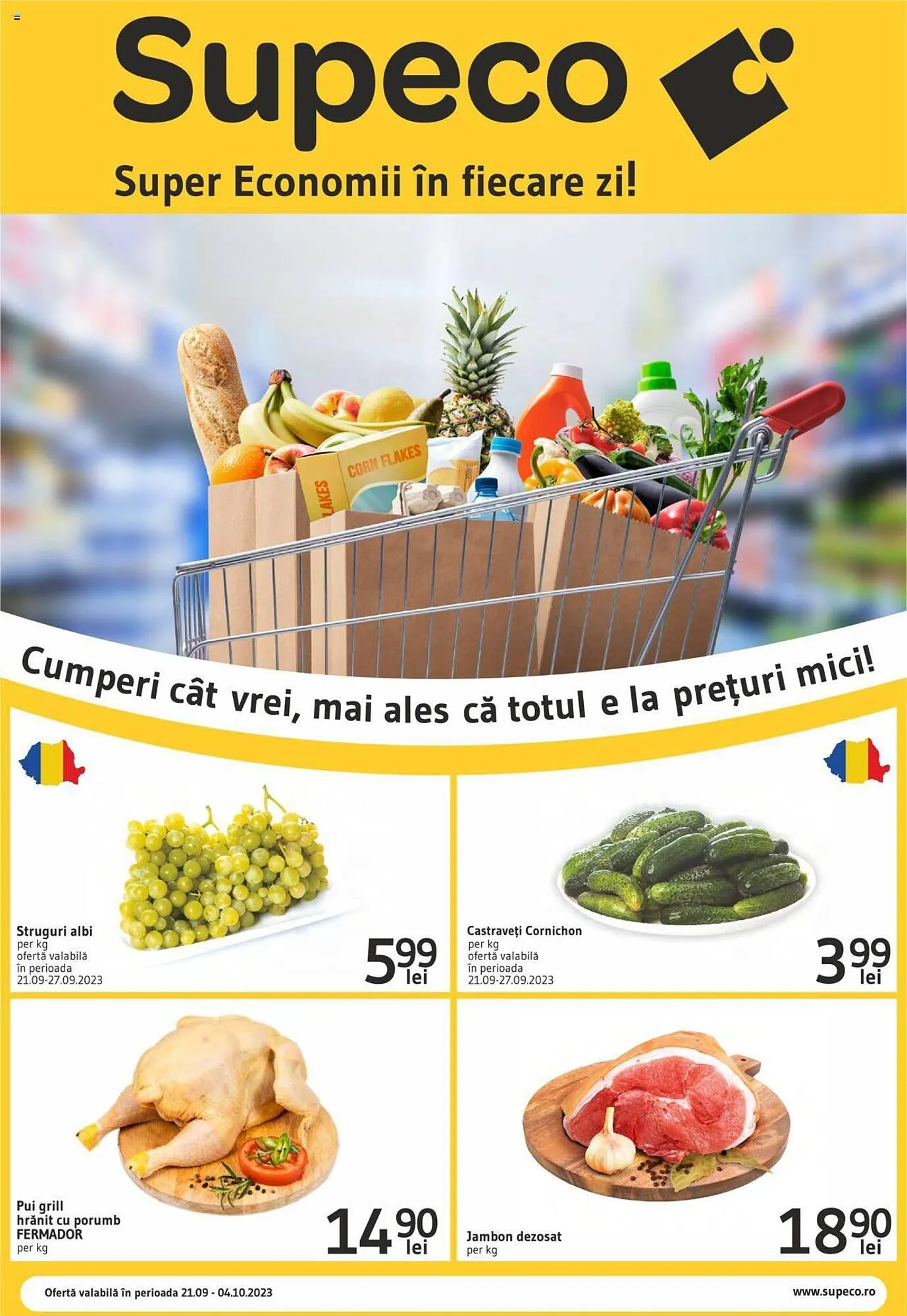 Catalog Supeco catalog de la 21 septembrie până la 4 octombrie 2023 - Revista Pagina 1