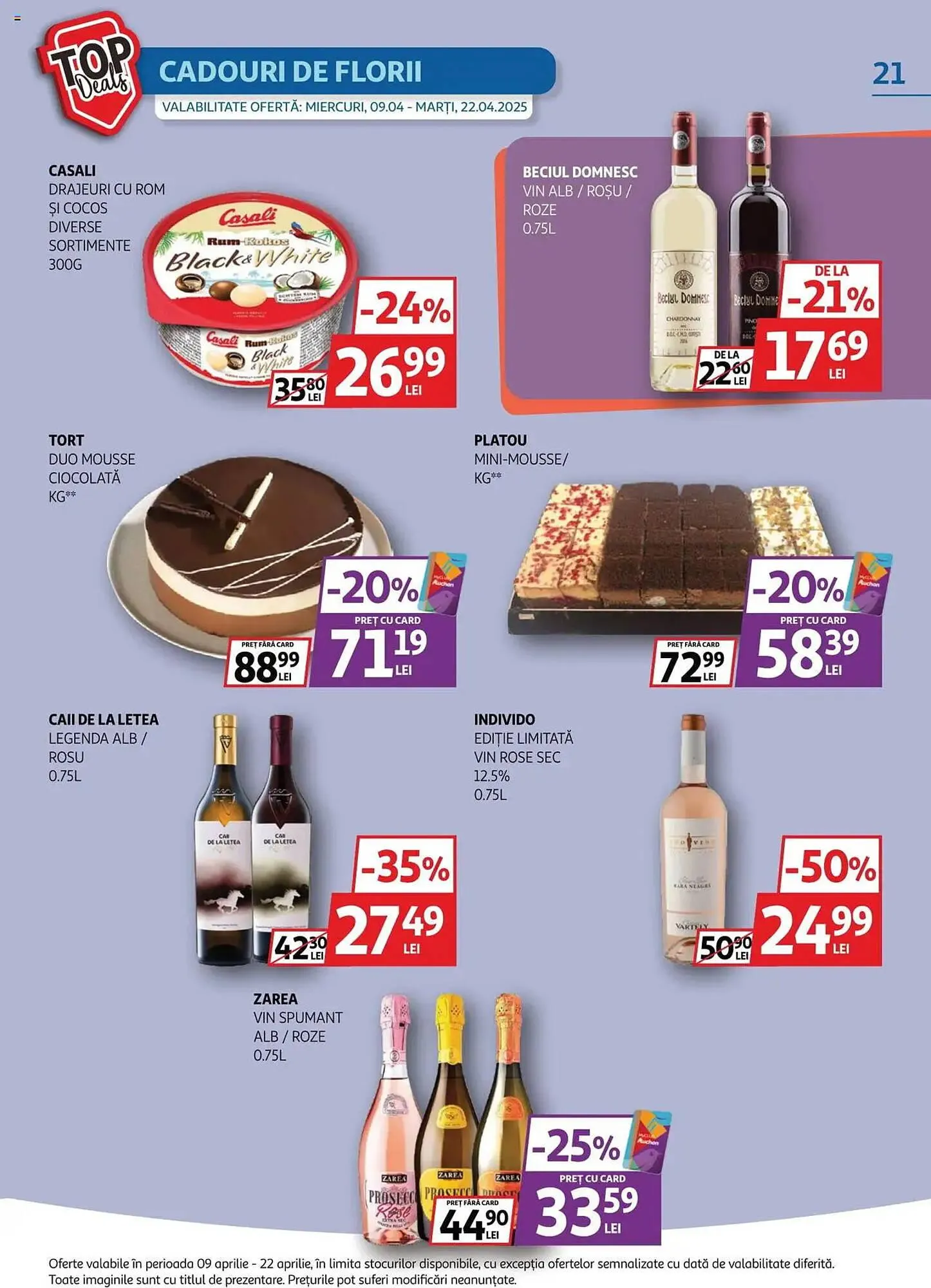 Catalog Catalog Auchan de la 9 aprilie până la 22 aprilie 2025 - Revista Pagina 21