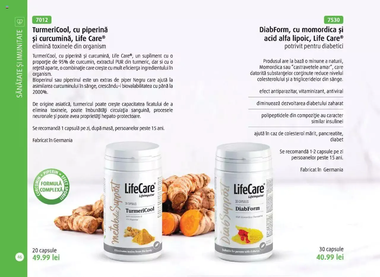 Catalog Catalog Life Care primavara-vara 2023 de la 1 martie până la 31 decembrie 2023 - Revista Pagina 48