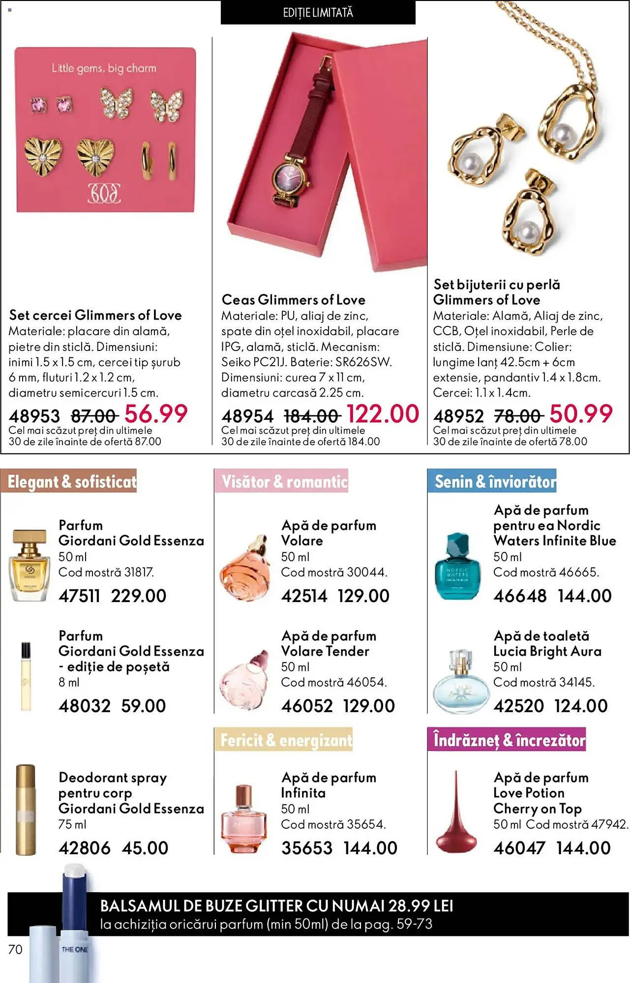 Catalog Catalog Oriflame de la 14 aprilie până la 5 mai 2026 - Revista Pagina 70