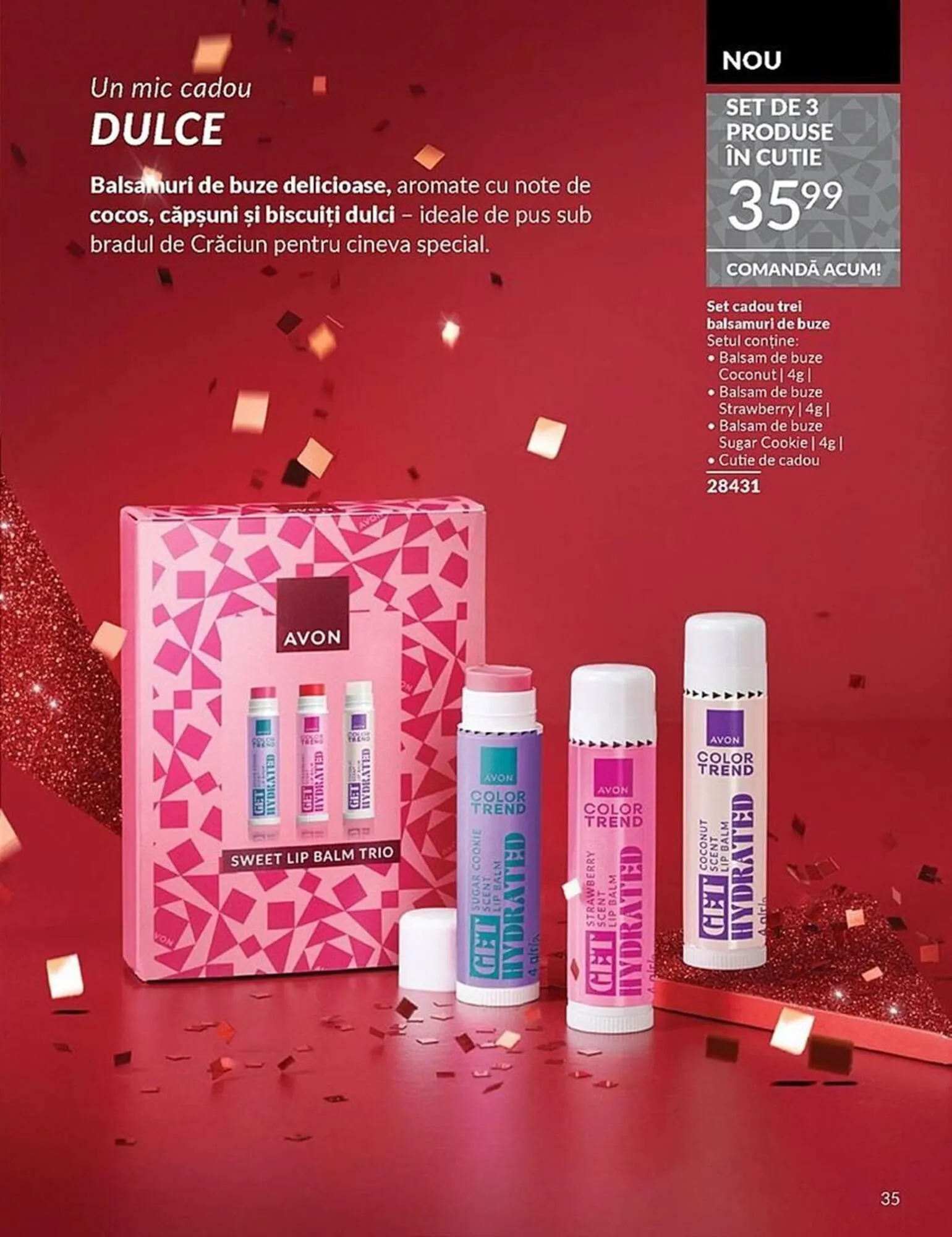 Catalog Catalog Avon de la 3 noiembrie până la 30 noiembrie 2025 - Revista Pagina 35