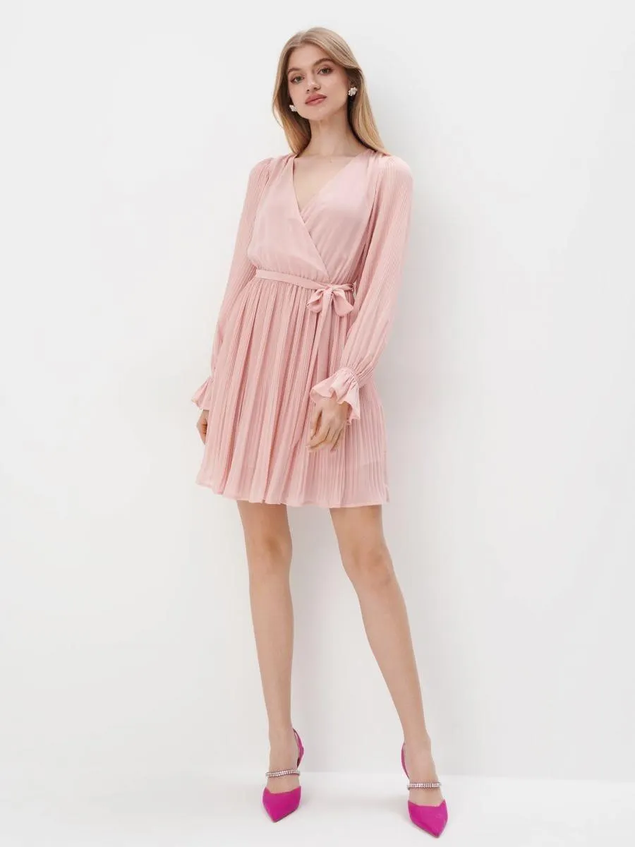 Rochie mini cu bază plisată