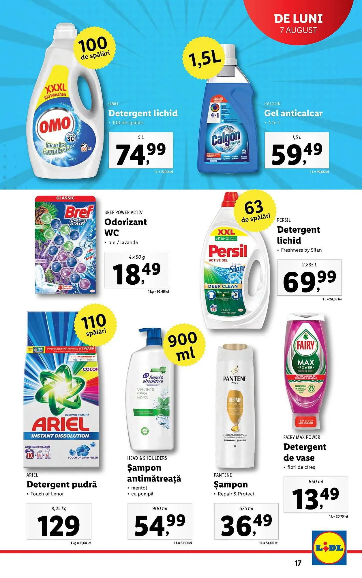 Catalog Lidl catalog de la 7 august până la 13 august 2023 - Revista Pagina 17