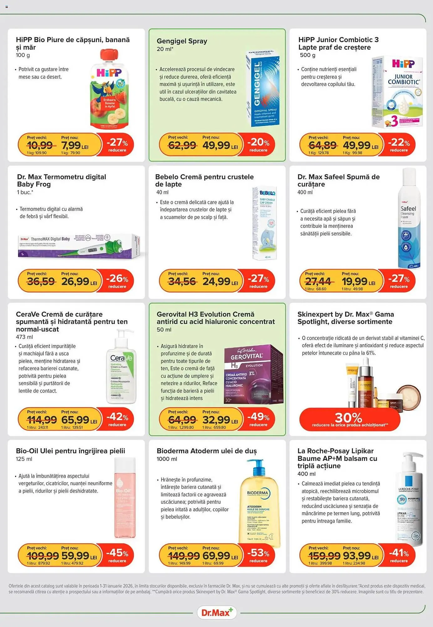 Catalog Catalog Dr.Max de la 31 decembrie până la 31 ianuarie 2026 - Revista Pagina 7