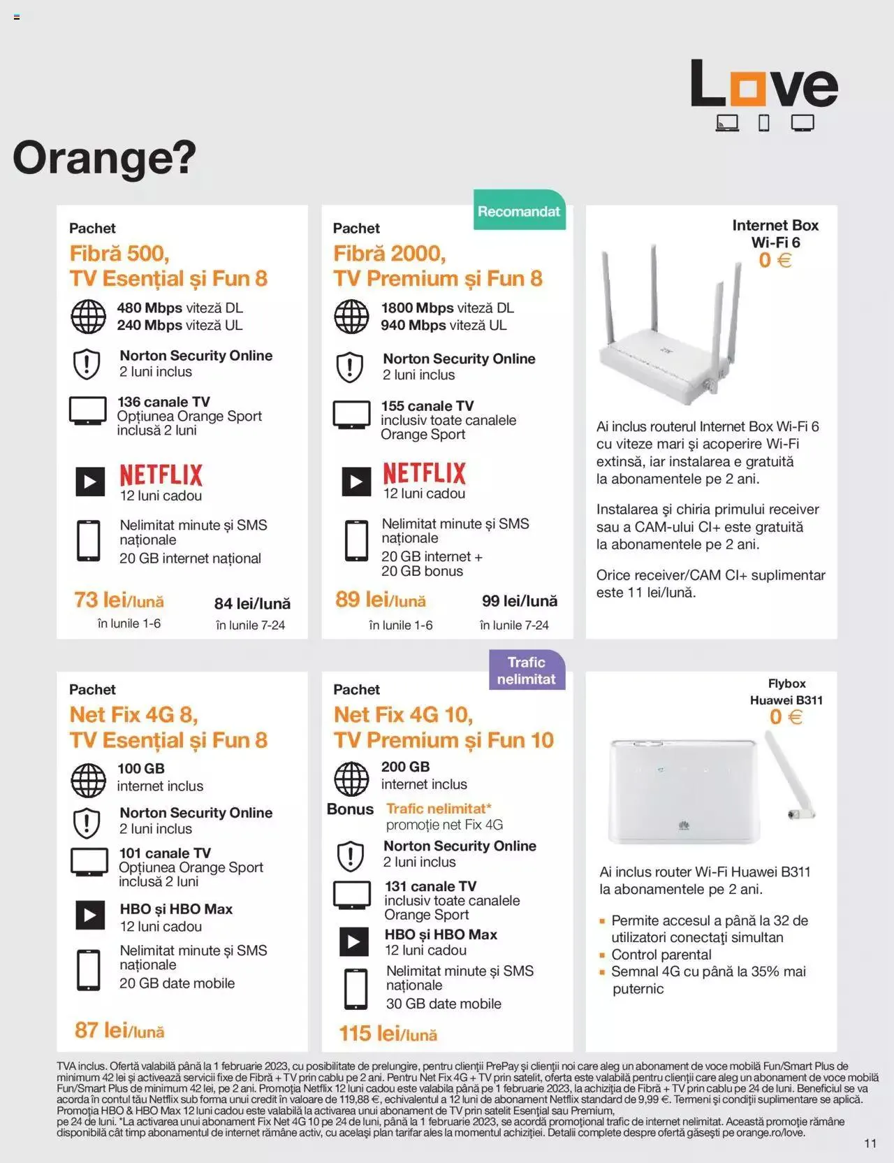 Catalog Orange - Catalog nou de la 21 decembrie până la 31 decembrie 2023 - Revista Pagina 11