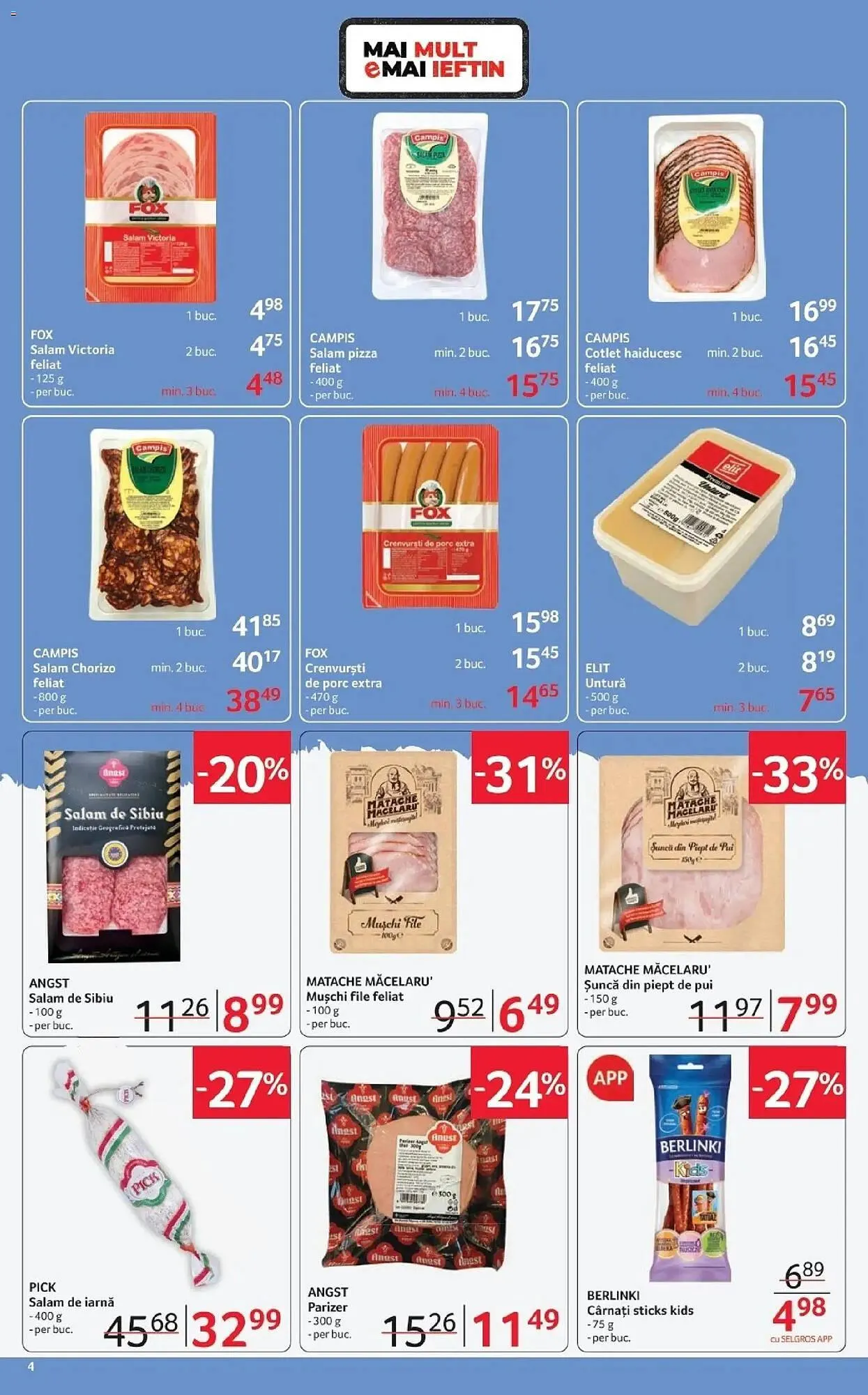 Catalog Catalog Selgros de la 5 martie până la 19 martie 2026 - Revista Pagina 4