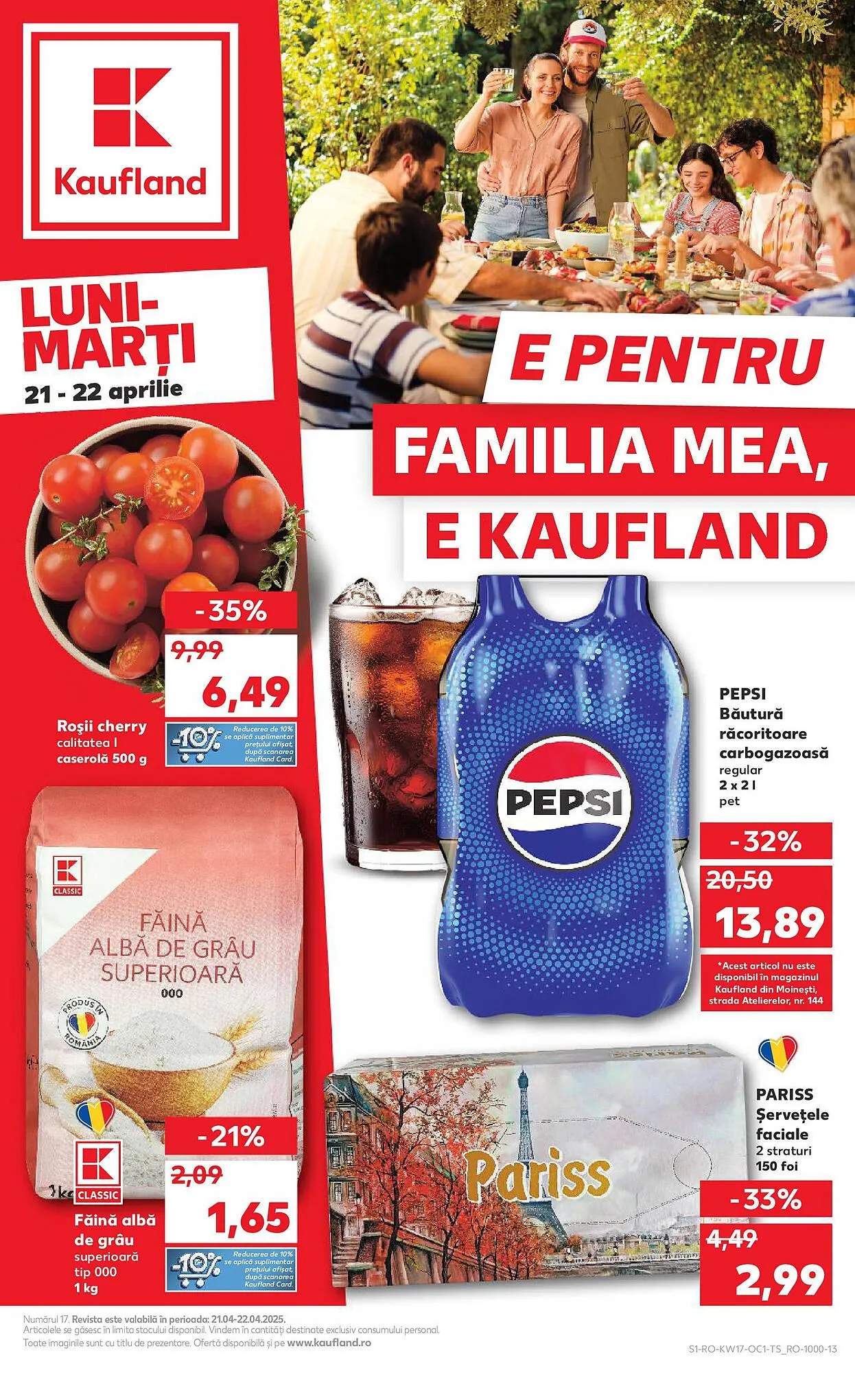 Catalog Catalog Kaufland de la 20 aprilie până la 22 aprilie 2025 - Revista Pagina 1