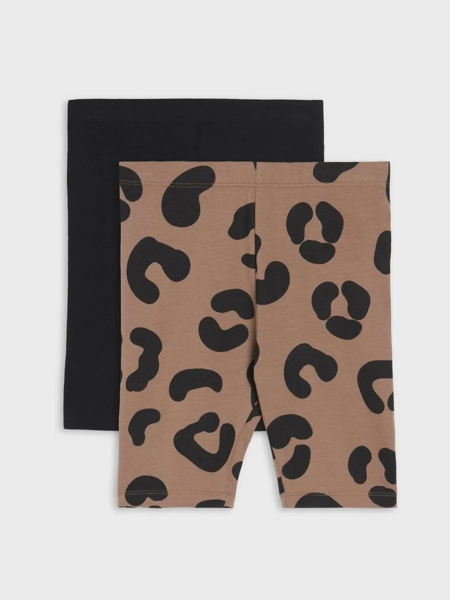 Pantaloni scurți tip biker, set de 2 bucăți
